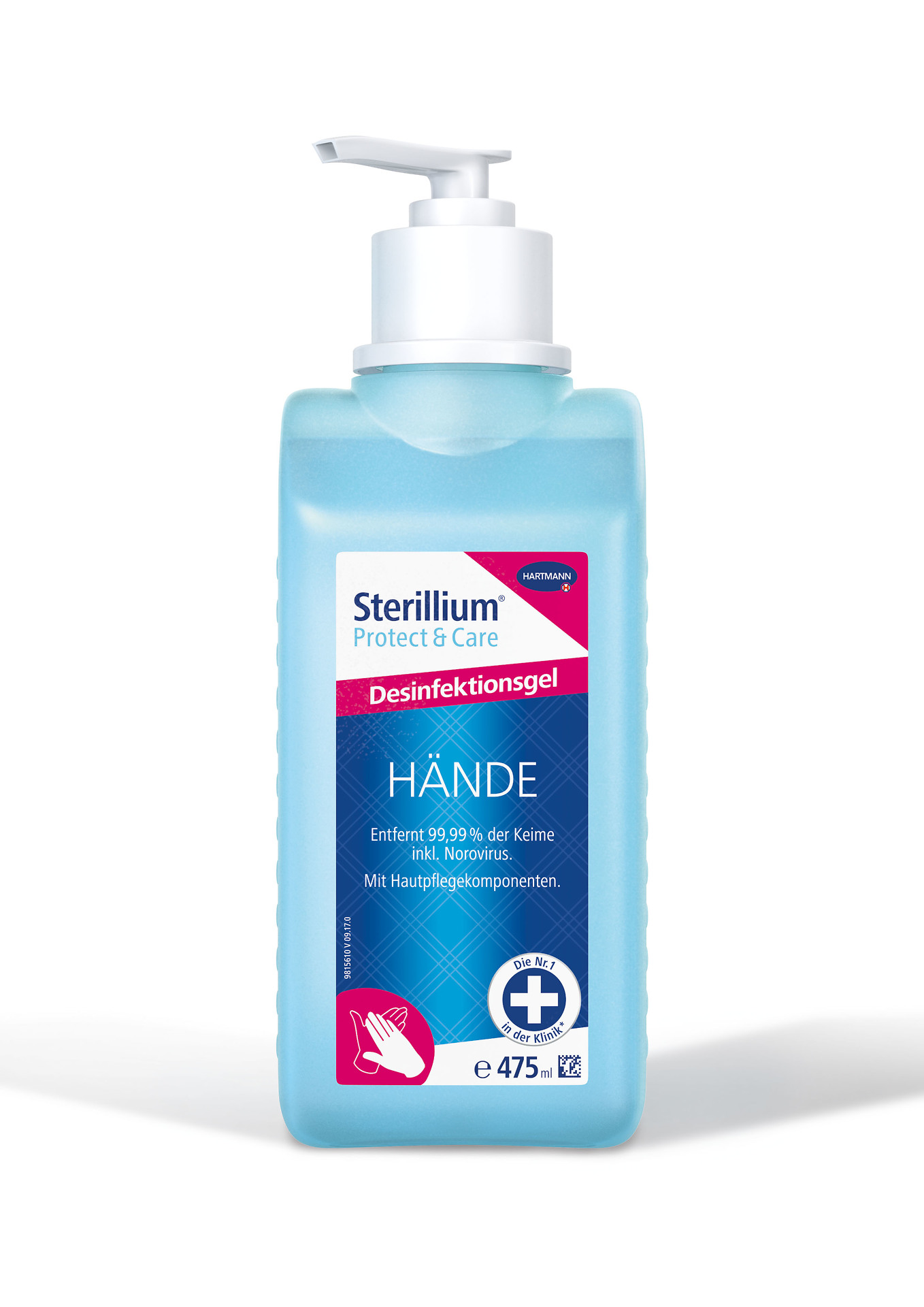 Sterillium® Protect & Care Desinfektionsgel, 475 ml-Flasche