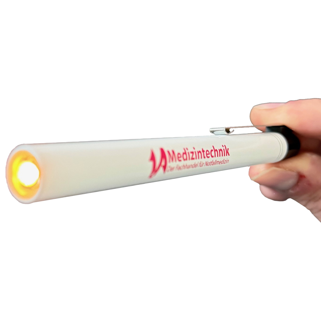 1A Diagnostikleuchte mit Druckknopf, weiß mit roter Aufschrift 1A Diagnostikleuchte mit Druckknopf, weiß mit roter Aufschrift