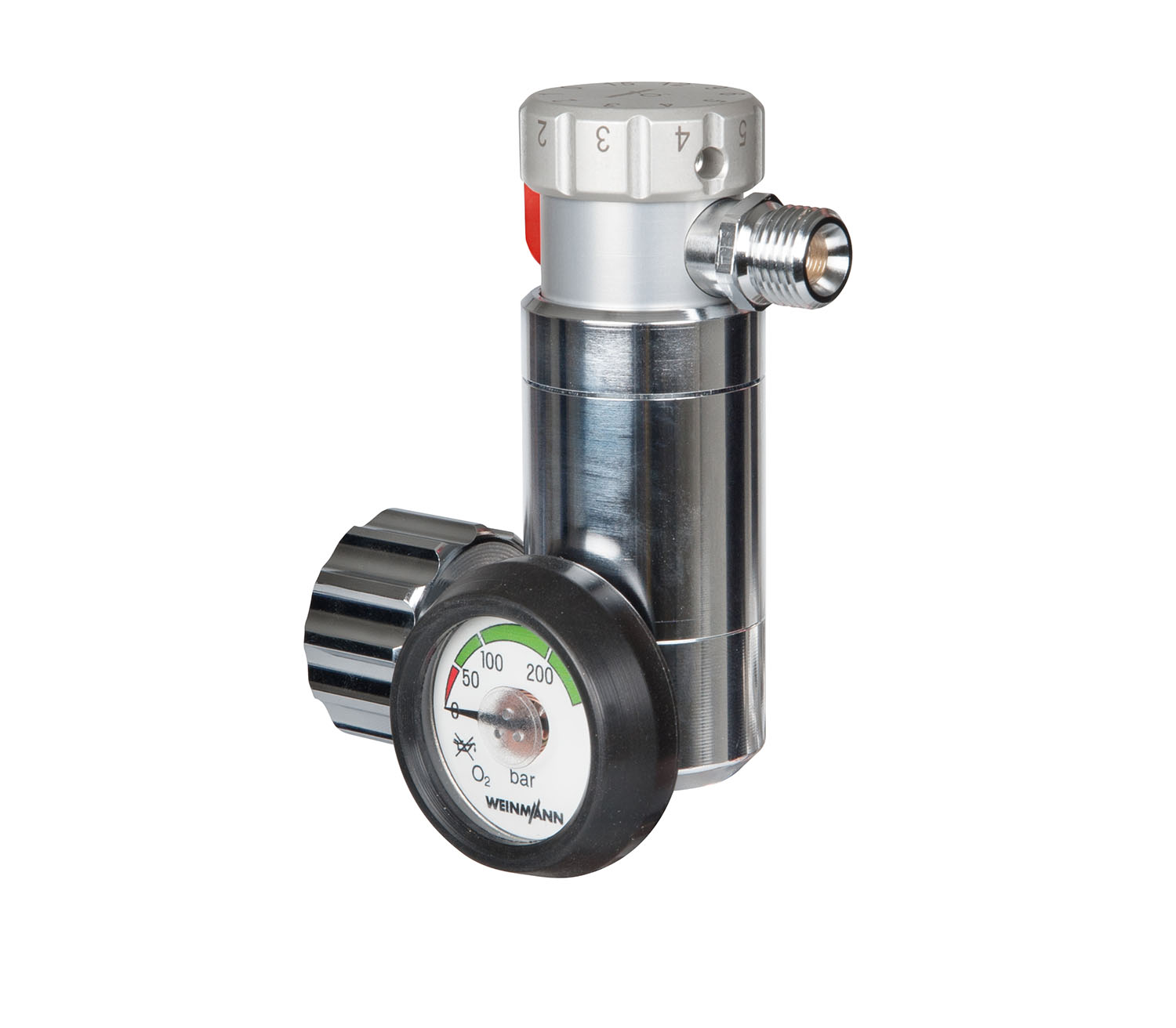 OXYWAY Fast I, G 3/4' Druckminderer für Sauerstoff mit flachem Manometer
