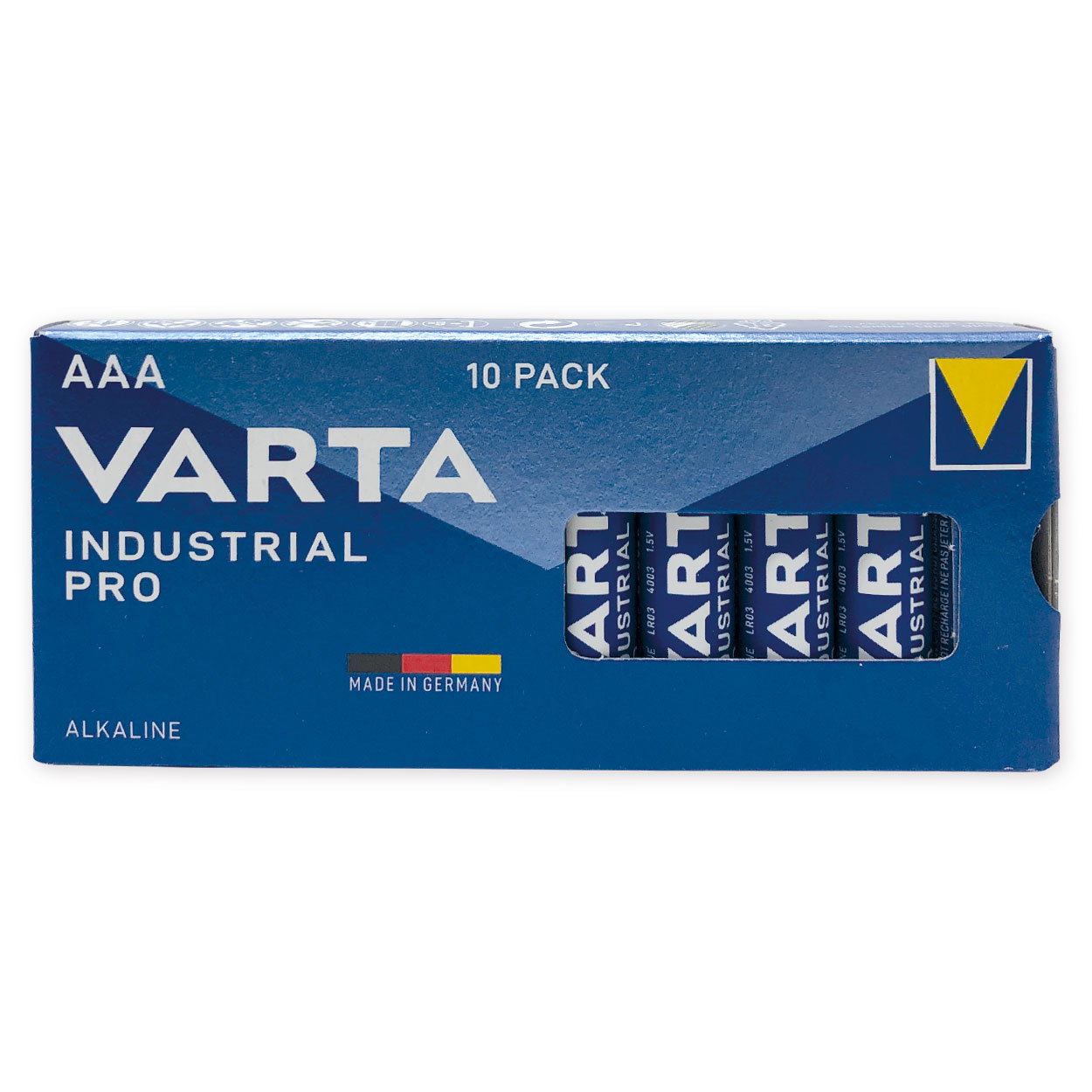 Varta Industrial Alkaline Batterie AAA - Packung à 10 Stück Varta Industrial Alkaline Batterie AAA - Packung à 10 Stück