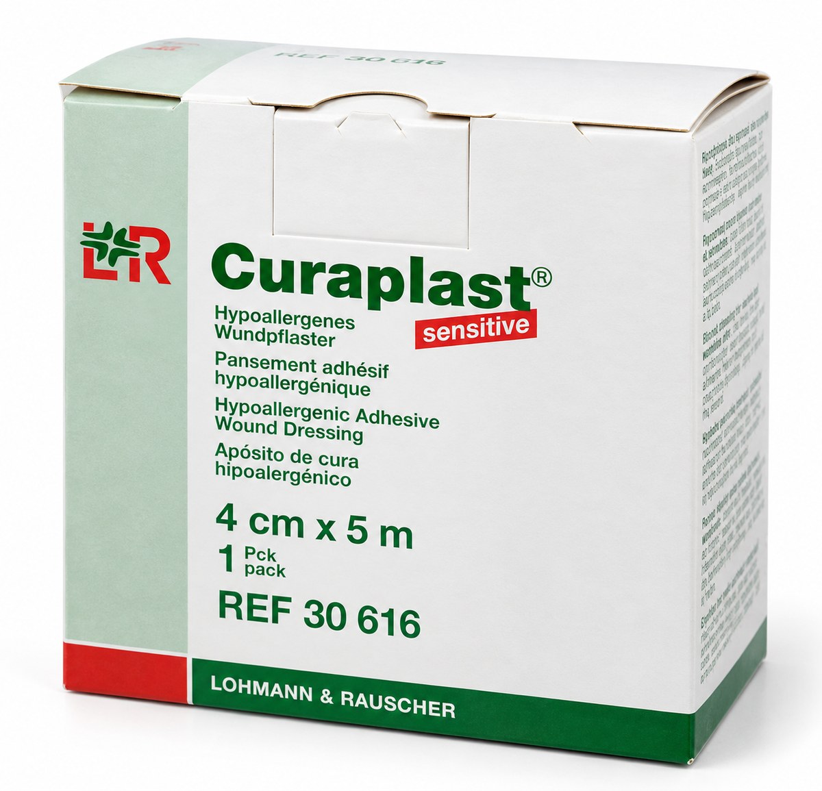 Curaplast® sensitive Wundpflaster 4 cm x 5 m in weiß