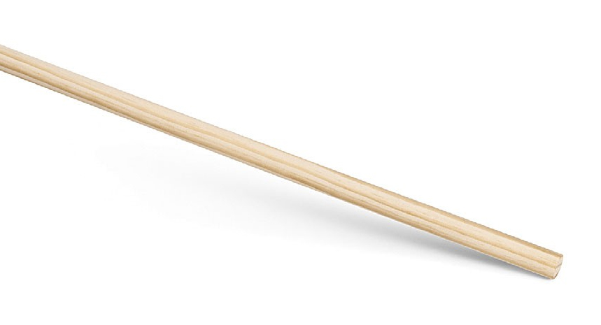 Besenstiel aus Holz ohne Gewinde 140 cm Besenstiel aus Holz ohne Gewinde 140 cm