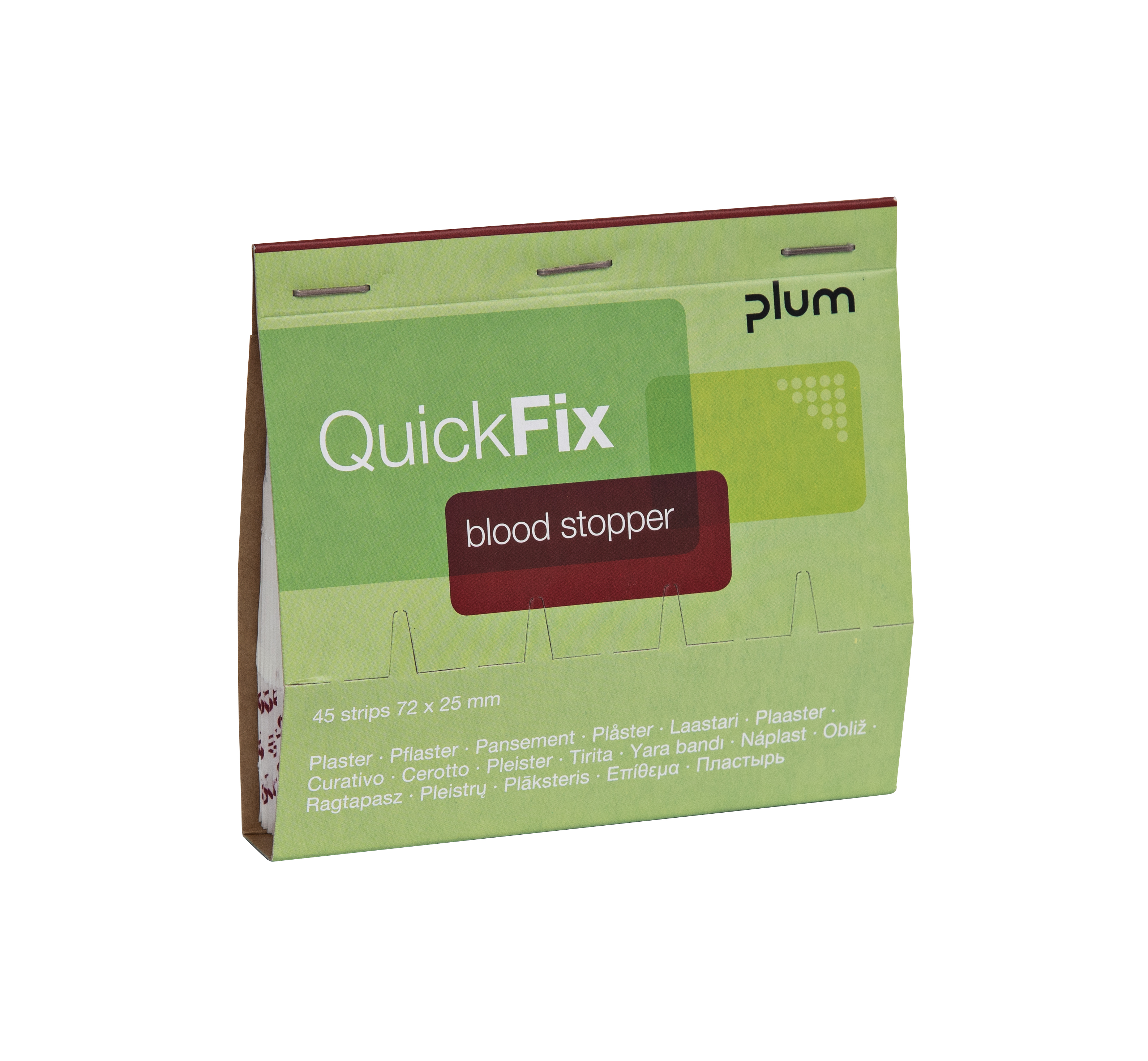 QuickFix Blood Stopper Pflasterrefill 45 Stück, Nachfüllpackung