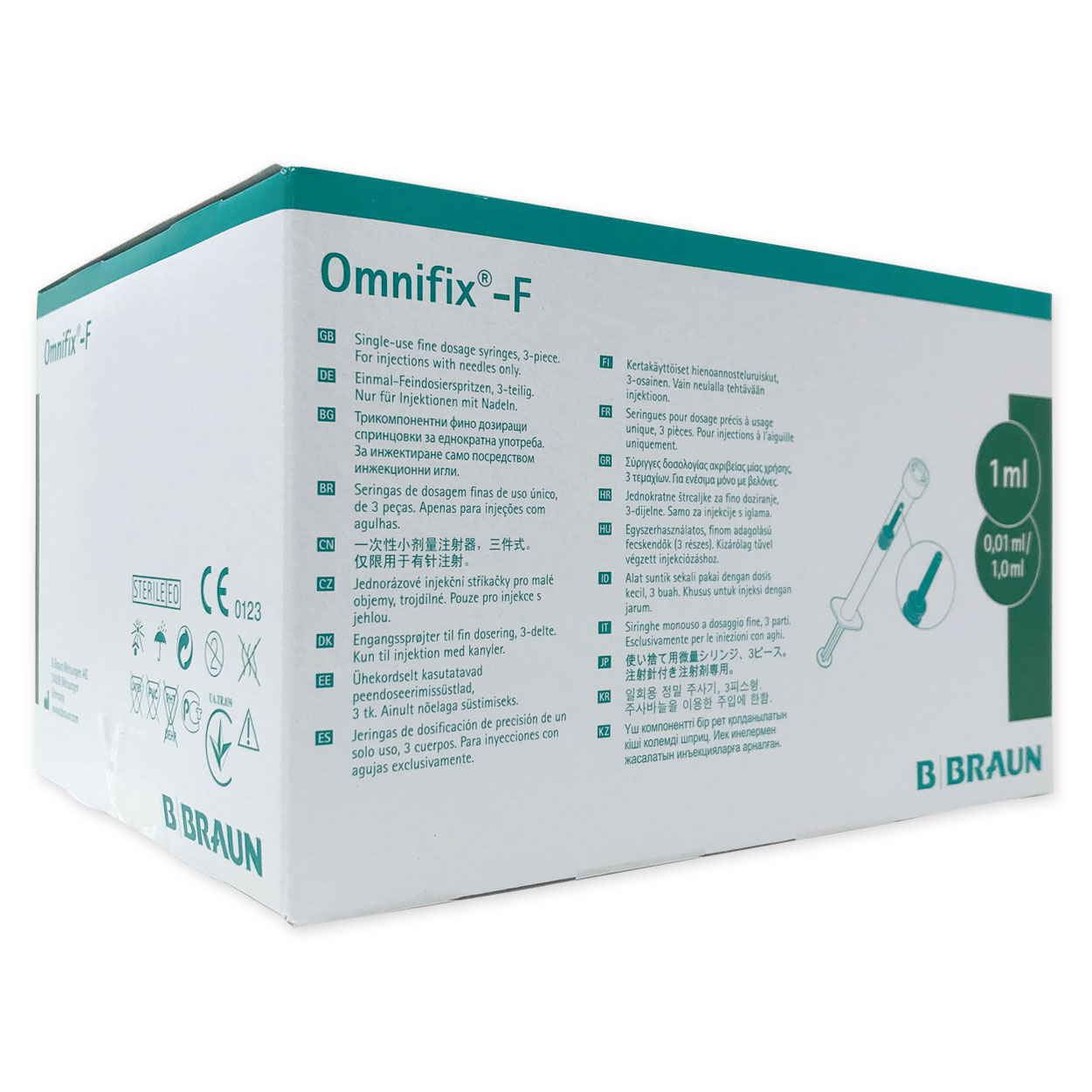 Omnifix®-F Solo  1 ml Luer-Lock - Packung à 100 Stück