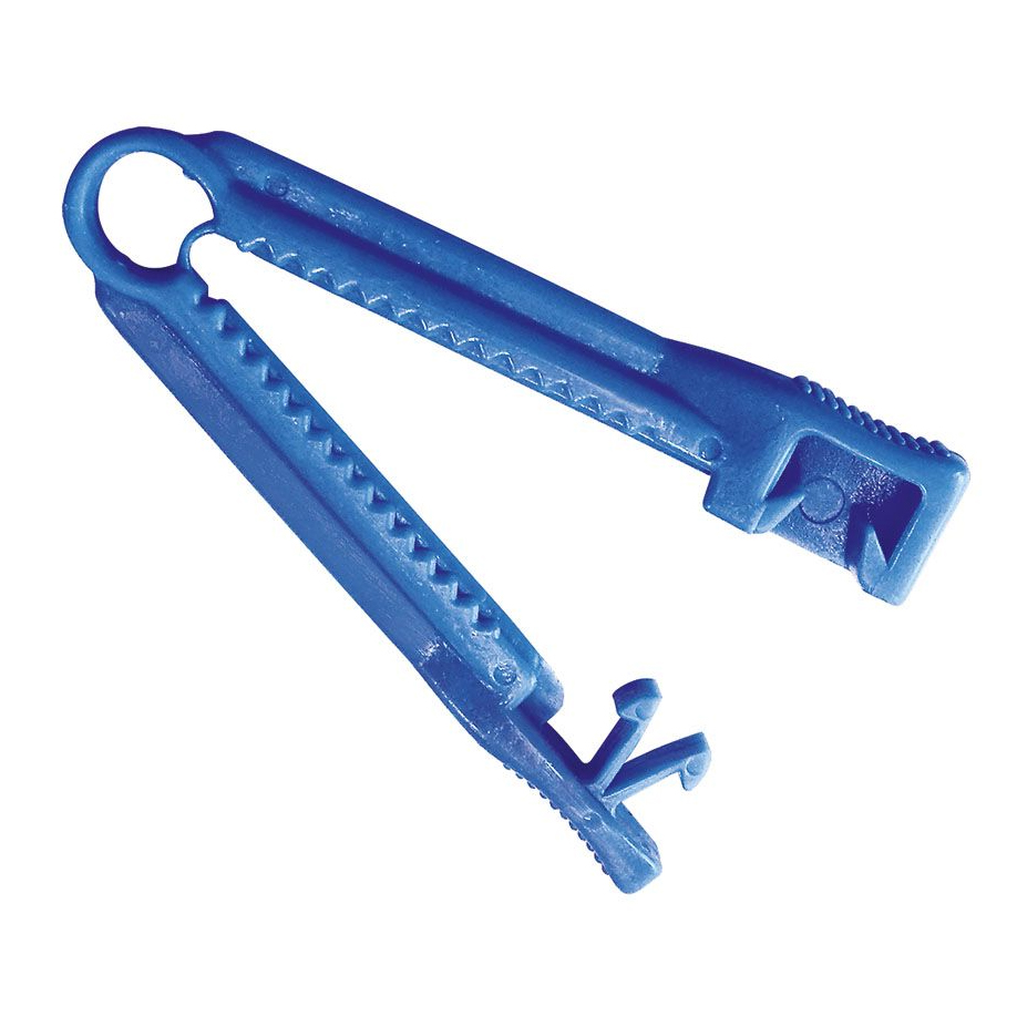 Nabelklemme steril, blau, Packung à 100 Stück