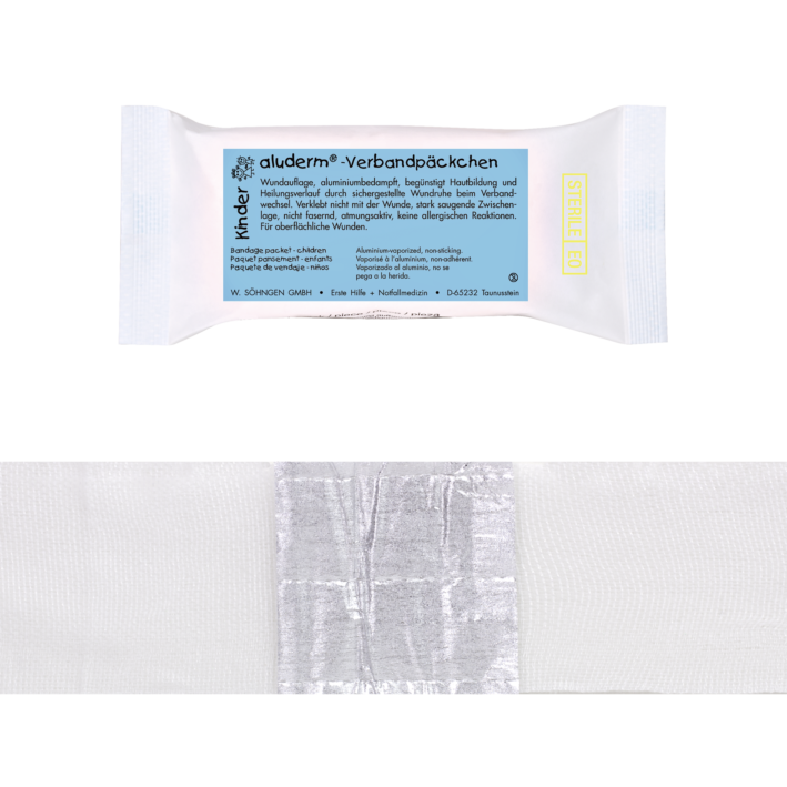 aluderm® Kinder Verbandpäckchen groß aluderm® Kinder Verbandpäckchen groß