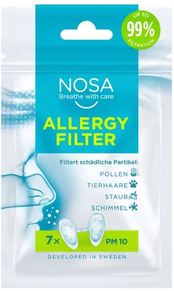 NOSA Nasenfilter Allergy - Packung à 7 Stück