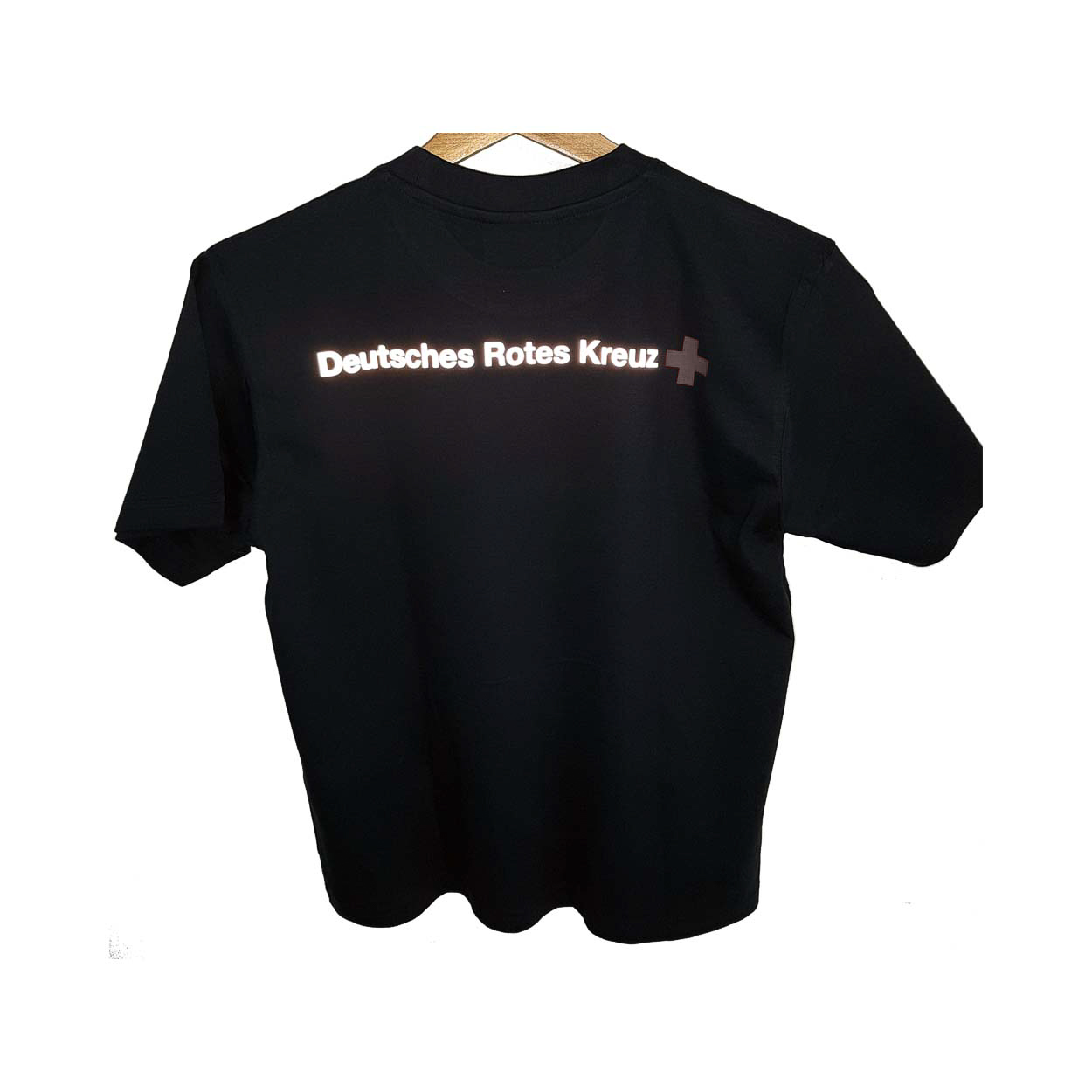 DRK Kinder T-Shirt navy Logo Druck reflektierend DRK Kinder T-Shirt navy Logo Druck reflektierend