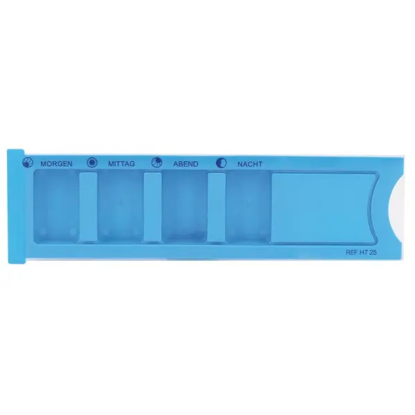Medikamenten-Dispenser in blau