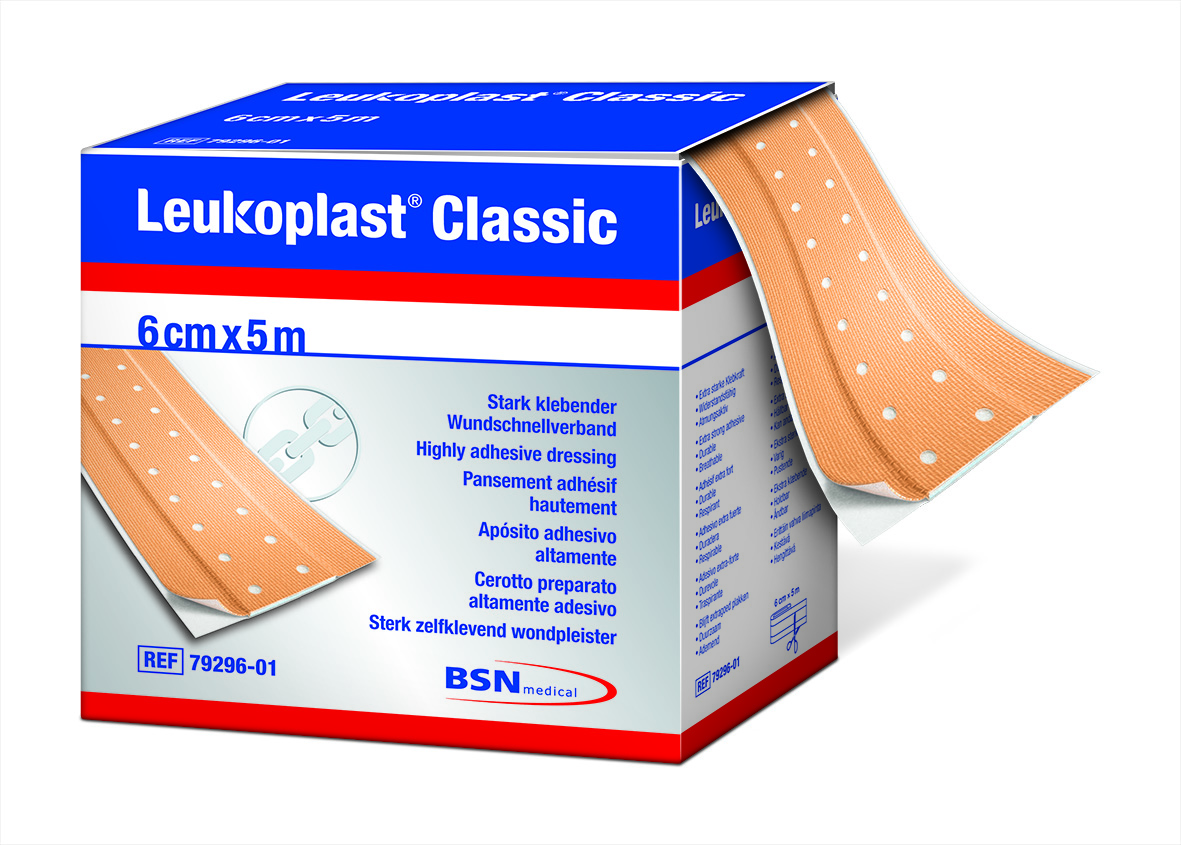 Leukoplast Classic Wundpflaster 6 cm x 5 m