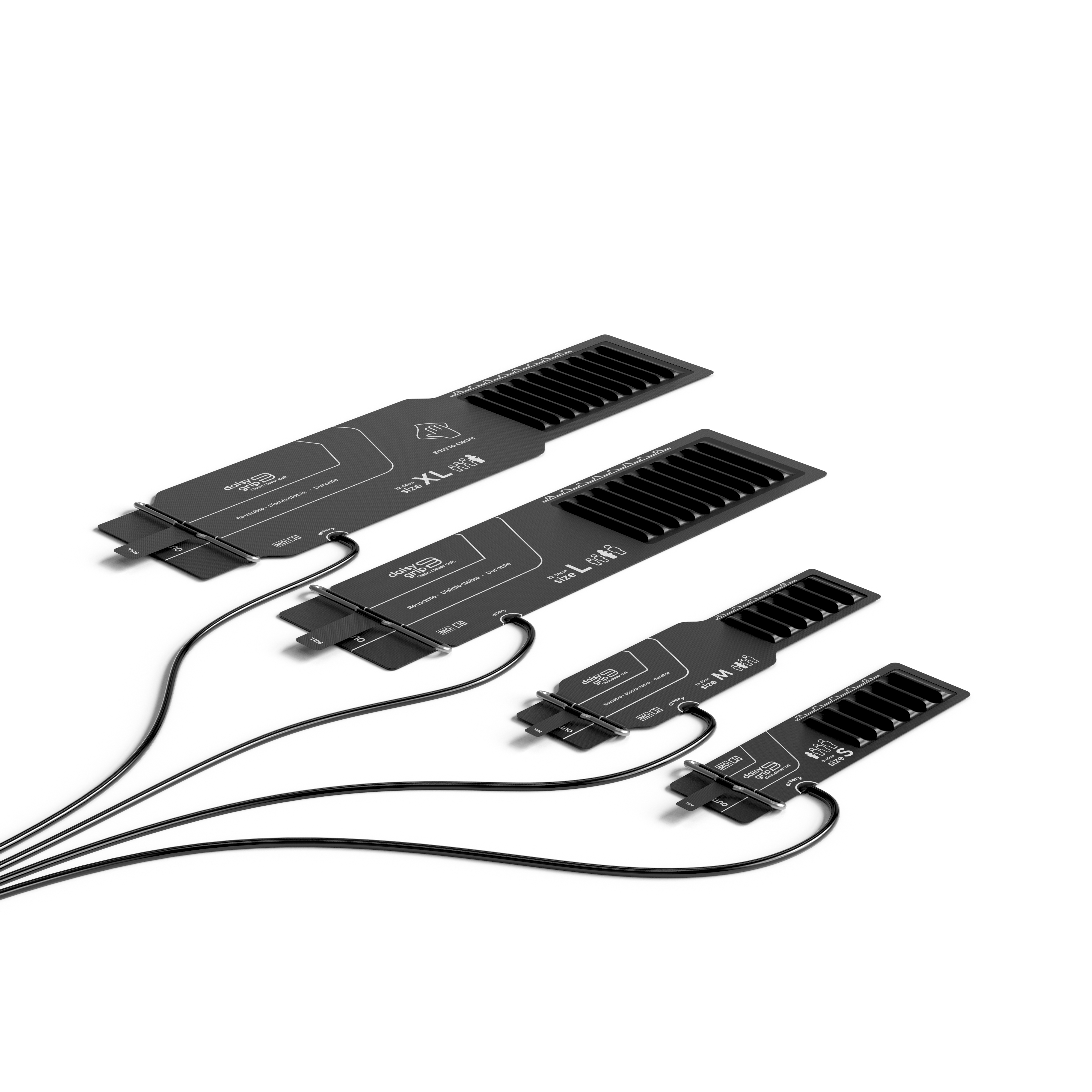 daisycuff - hygienische Mehrweg-Blutdruckmanschette 1-Schlauch mit MQ-Rastanschluss
