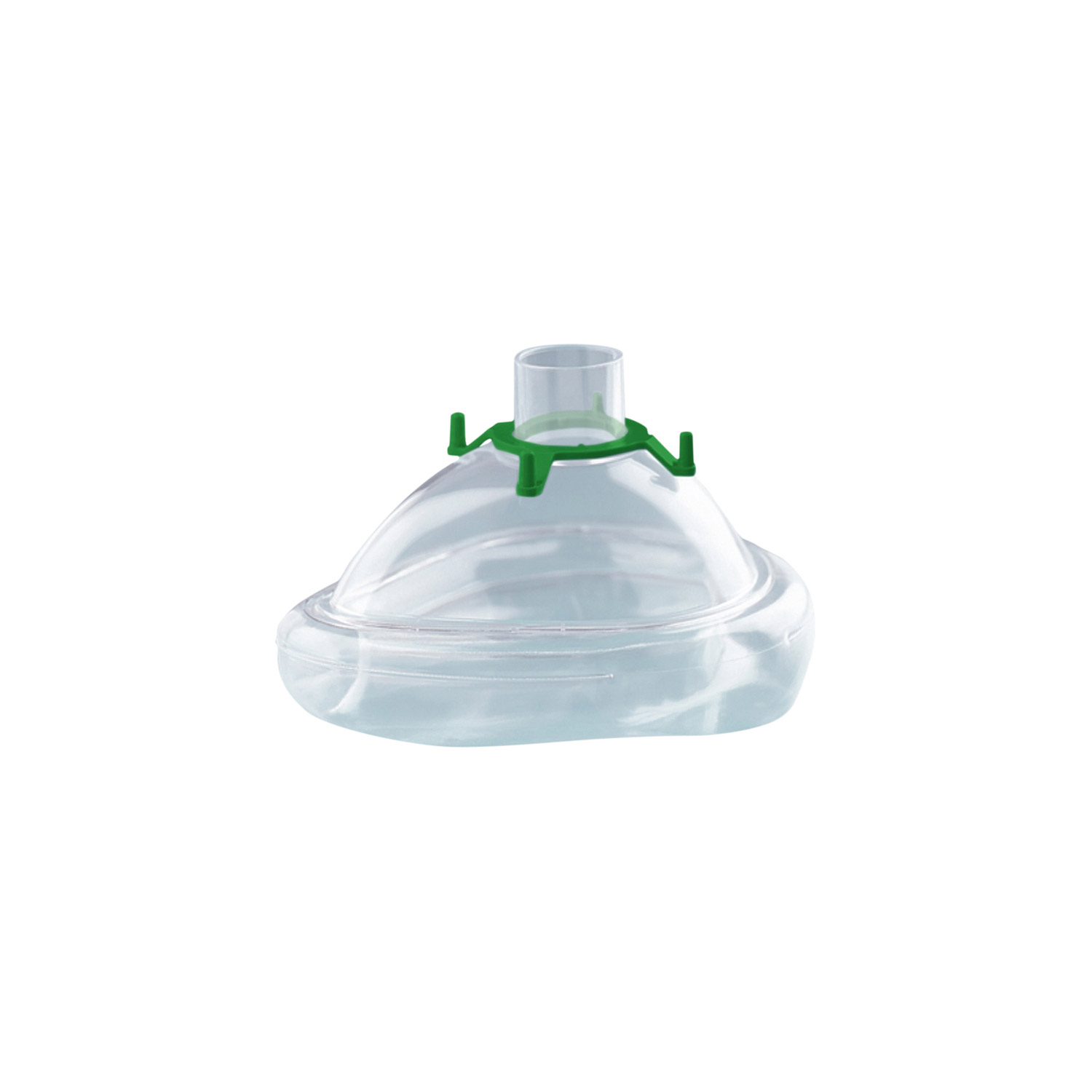 CPAP-/NIV-Einmalmaske mit Luftkissen, Größe S (Kind), mit Haltering für Kopfbänderung