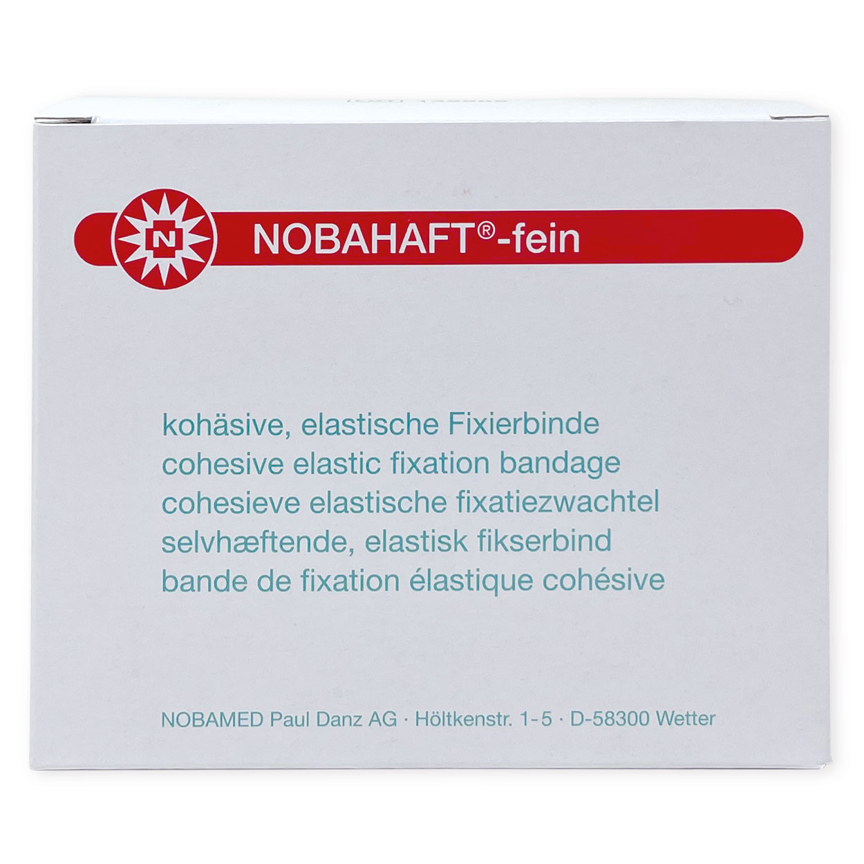 Kohäsive Fixierbinde, 8 cm x 20 m, blau Kohäsive Fixierbinde, 8 cm x 20 m, blau
