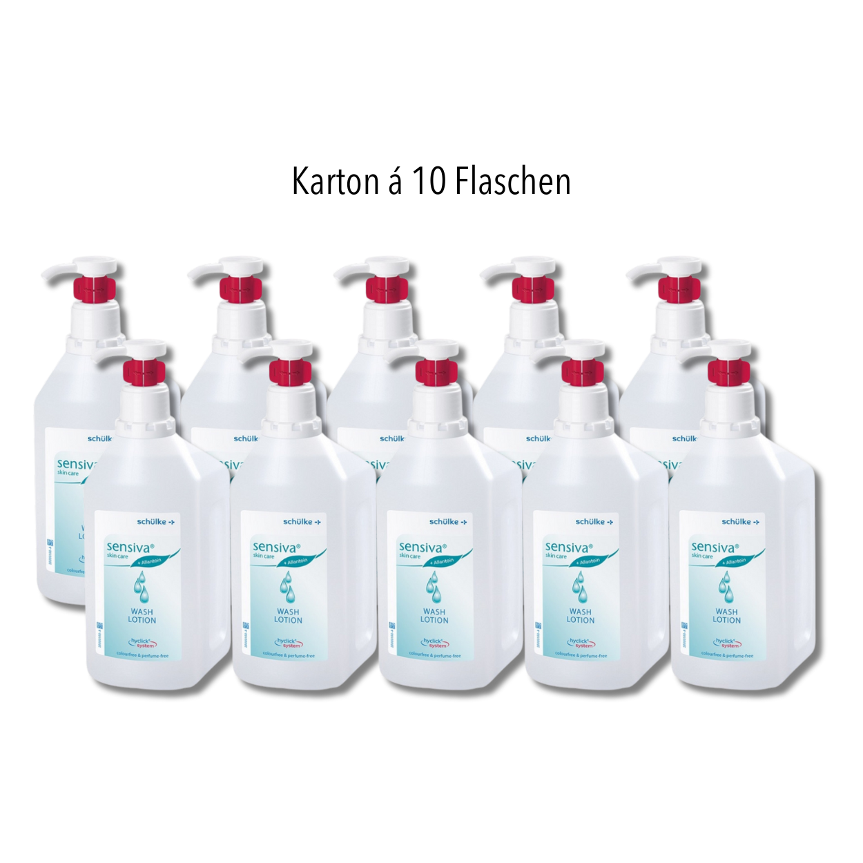 sensiva wash lotion - Karton á 10 Flaschen sensiva wash lotion - Karton á 10 Flaschen
