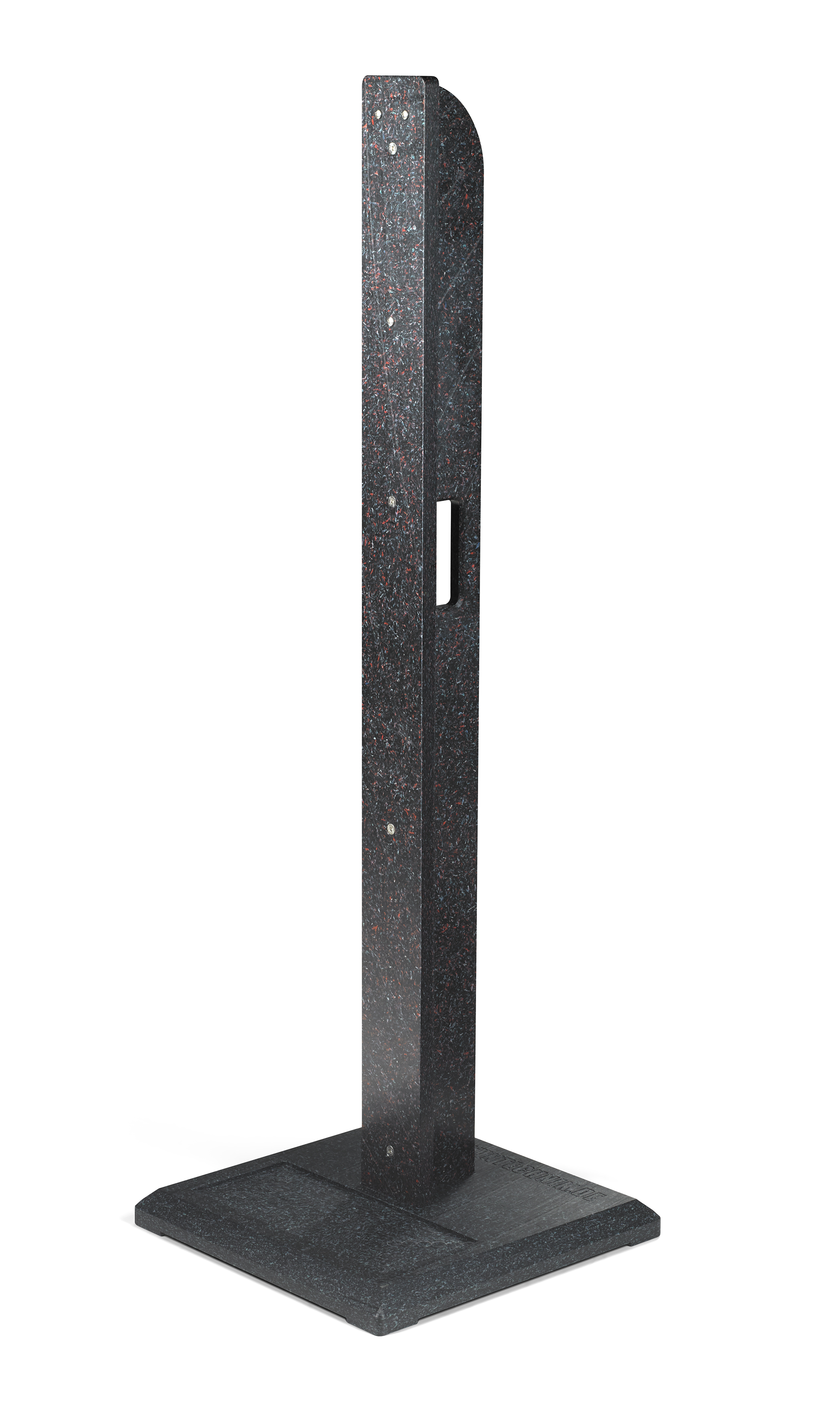 Ständer für Desinfektionsmittelspender, 120 cm hoch mit Tragegriff