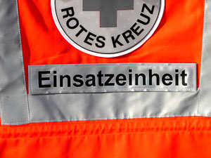 Rückenschild Einsatzeinheit in silber