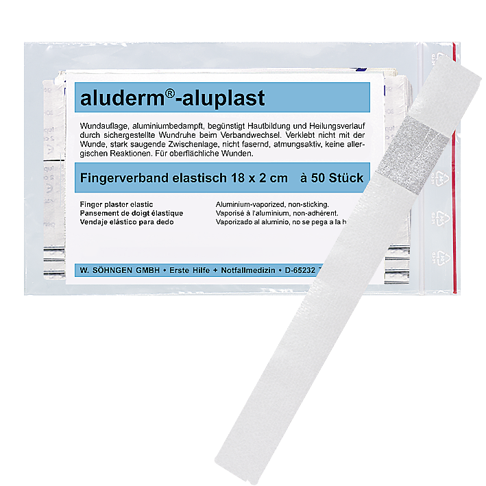 aluderm®-aluplast elastisch Fingerverband 18x2cm  50 Stück