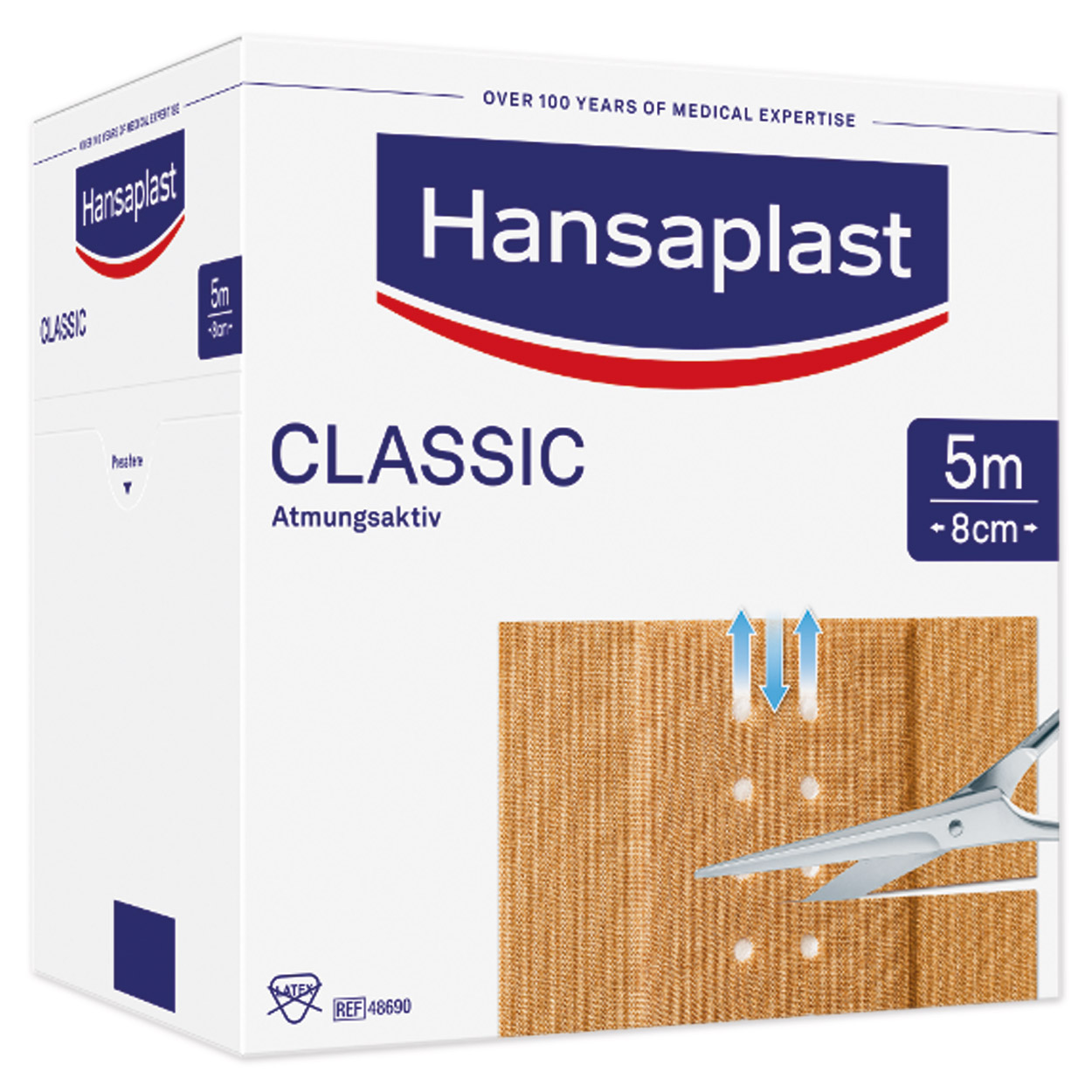 Hansaplast Classic Großpackung 5m x 8cm