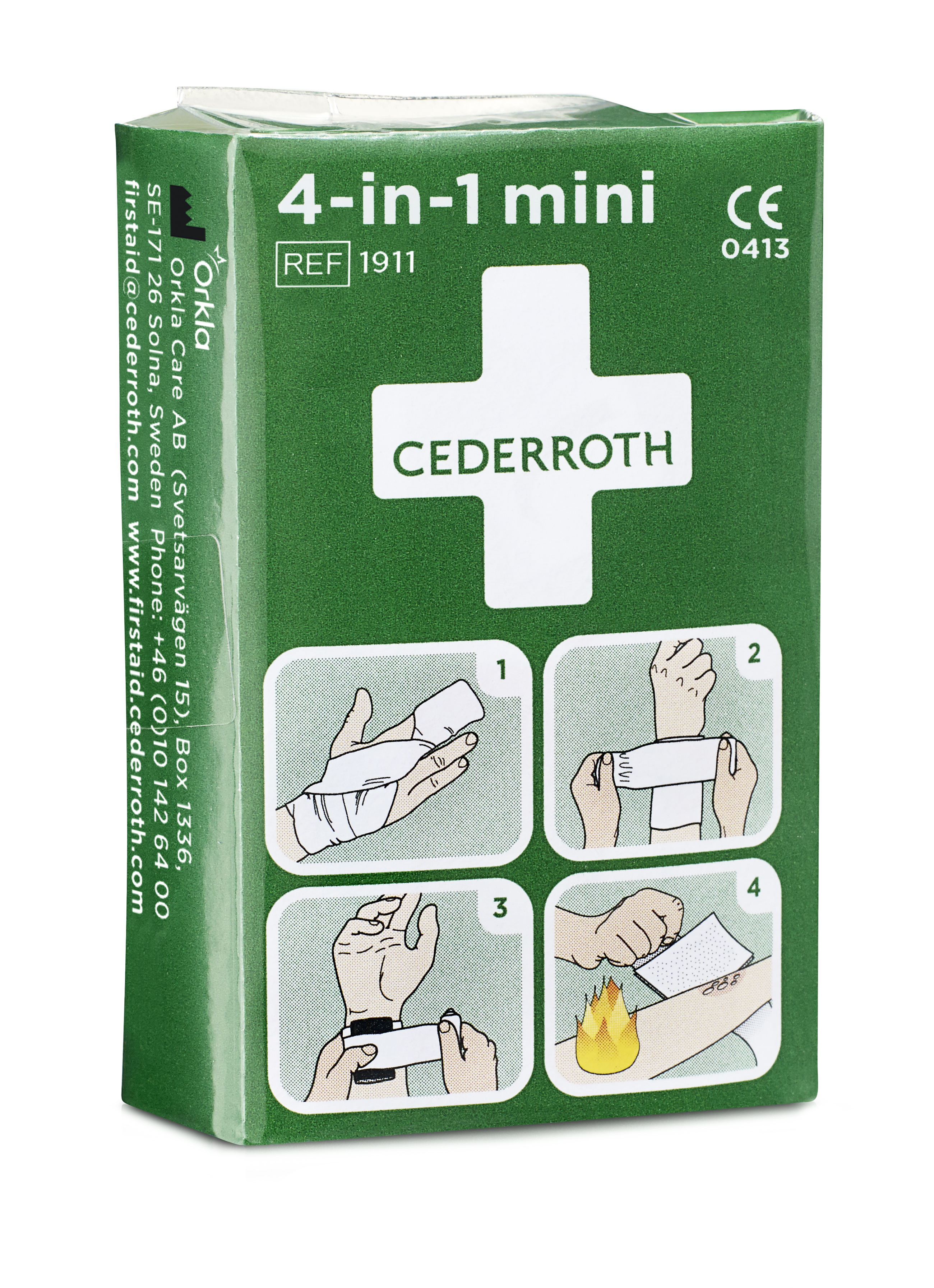 CEDERROTH 4-in-1 mini Blutstiller Wundverband CEDERROTH 4-in-1 mini Blutstiller Wundverband