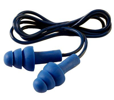 Ear Tracers Gehörschutzstöpsel in blau - Box mit 50 Paar