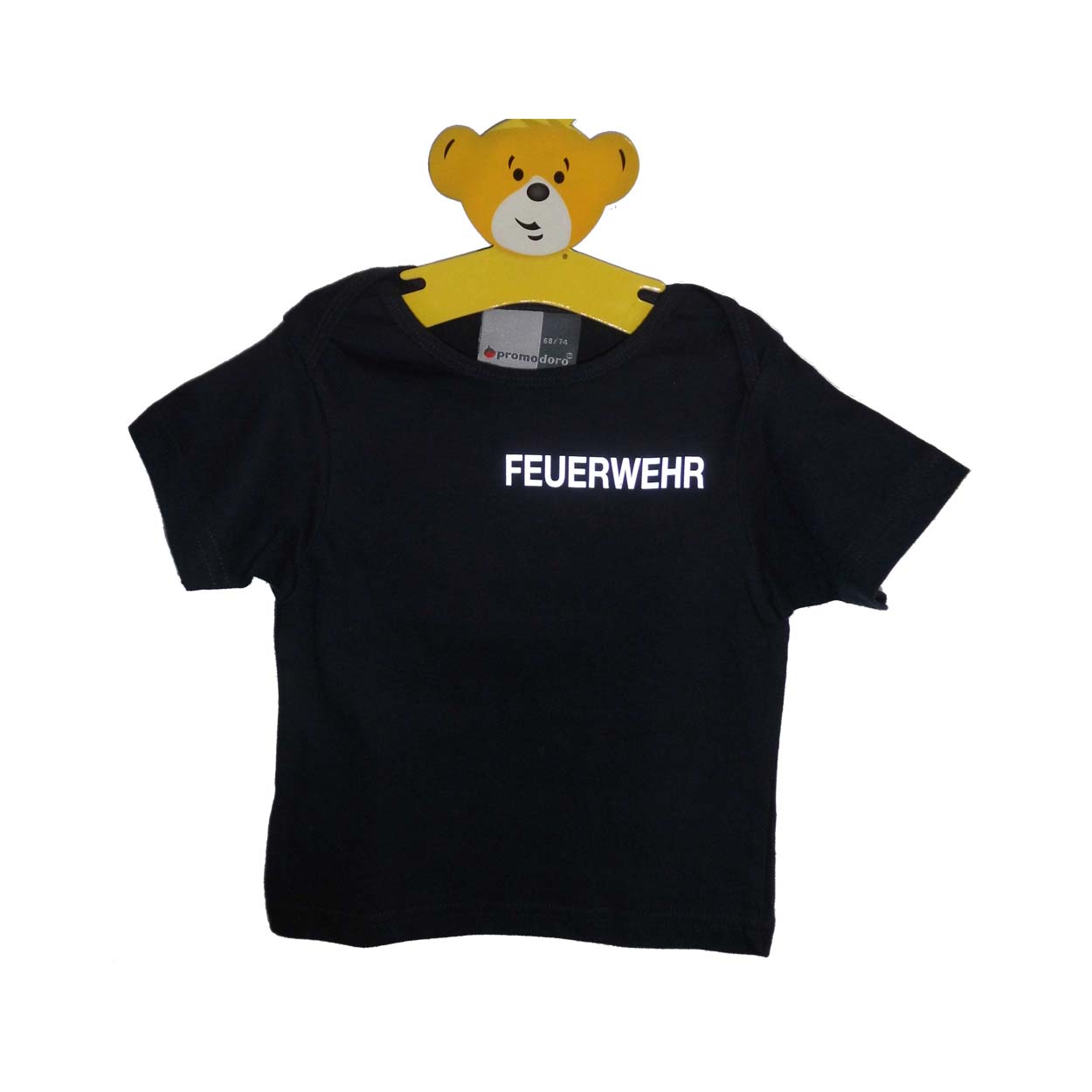 Baby T-Shirt, Feuerwehr in navy