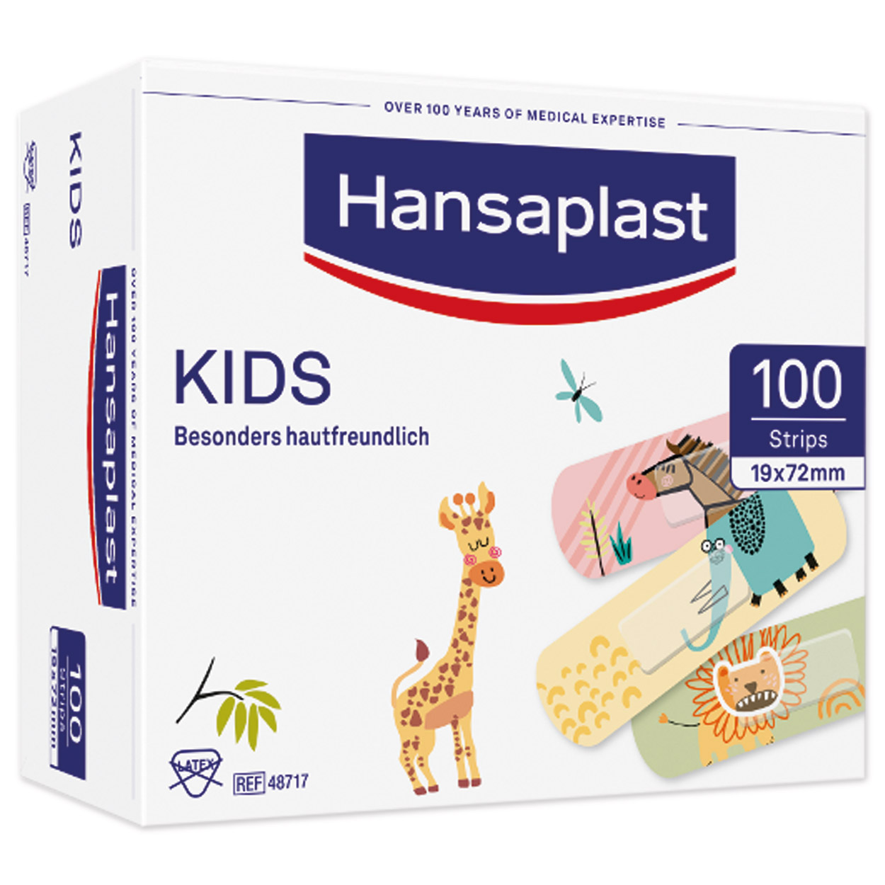 Hansaplast Kids 100er Packung, 1,9x7,2cm