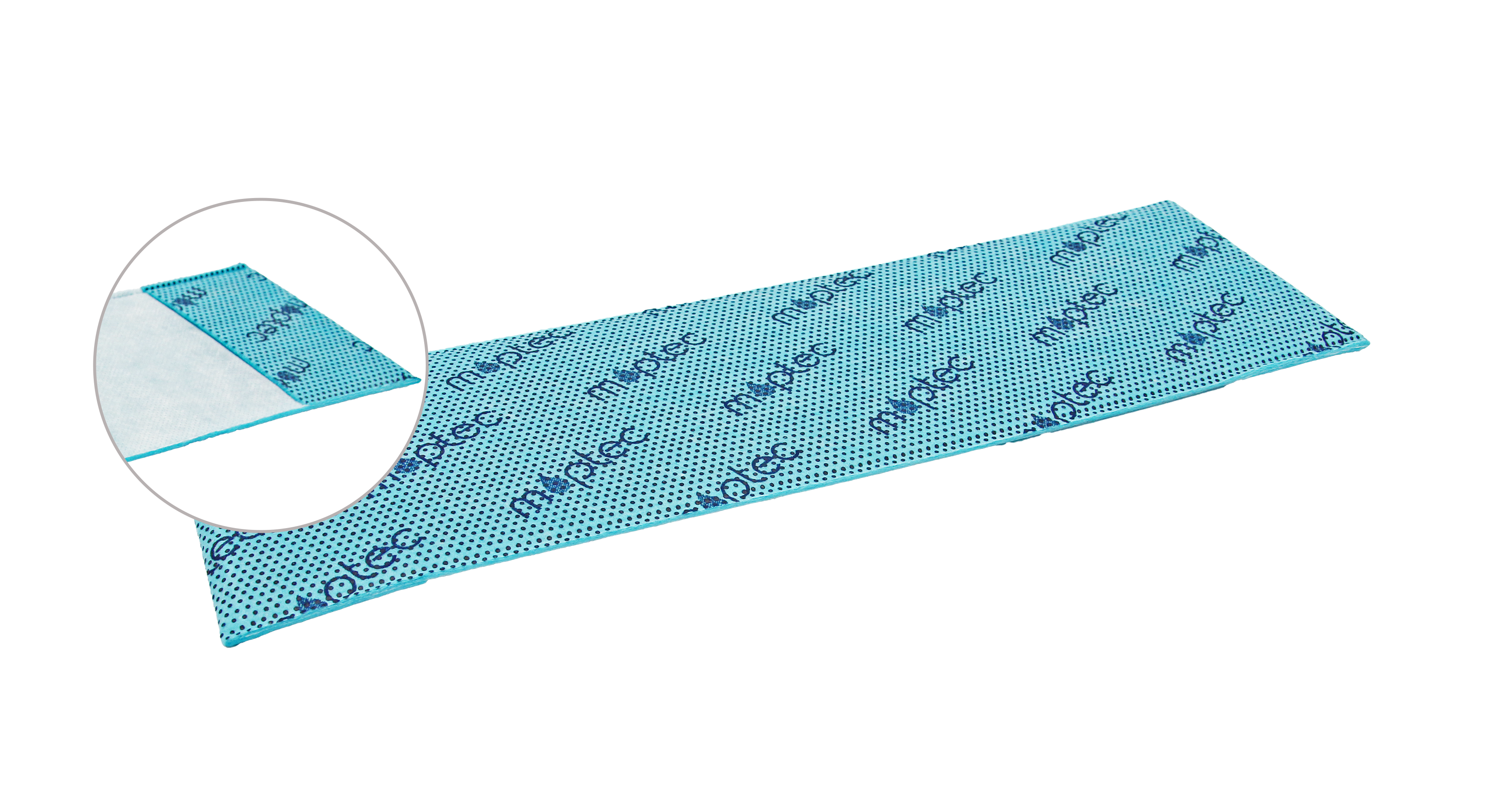 Flachwischsystem moptec bluescrup Einwegmopp, Wischmop 40 cm - Beutel à 20 Stück