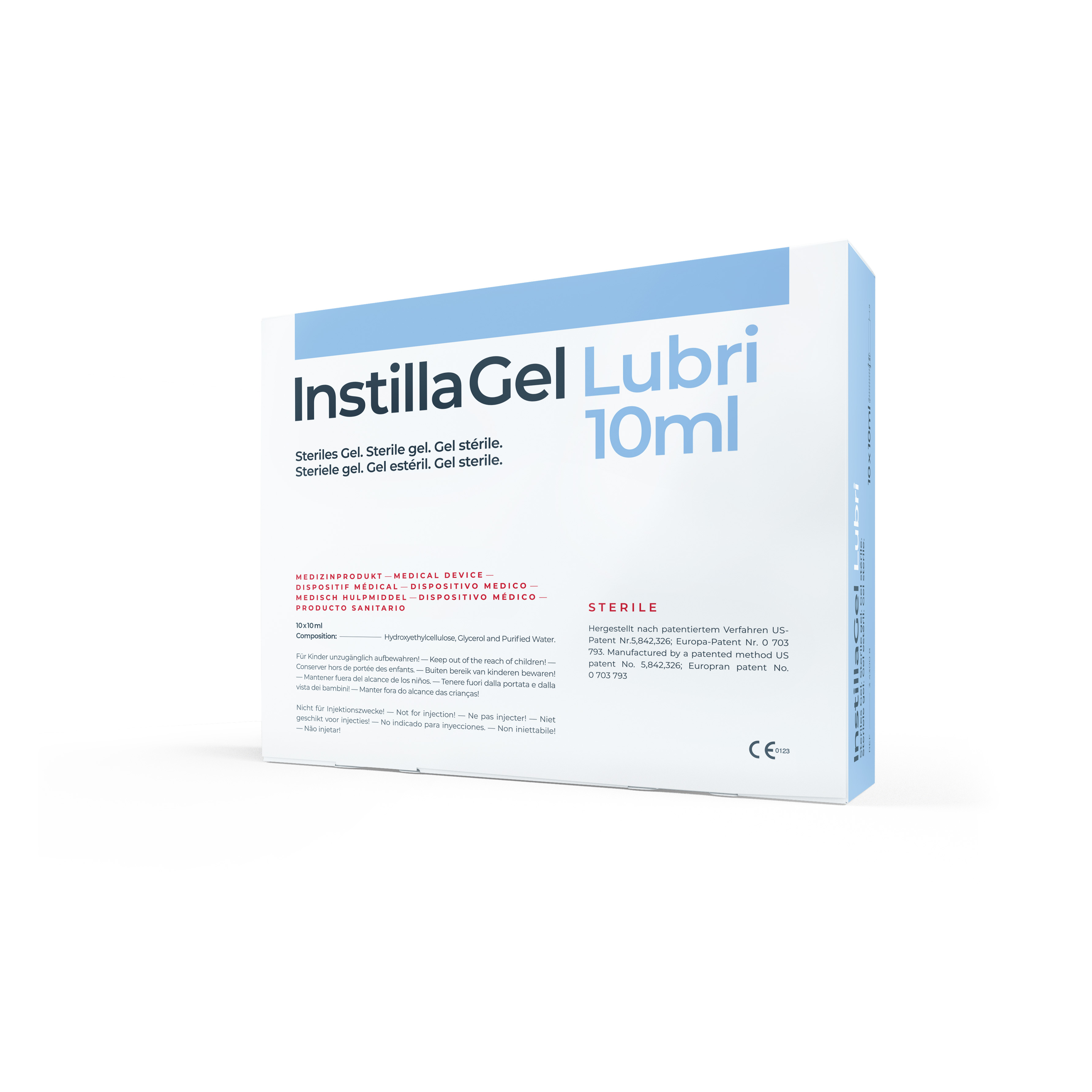 InstillaGel® Lubri  (Gleitgel 10 ml) in Spritze