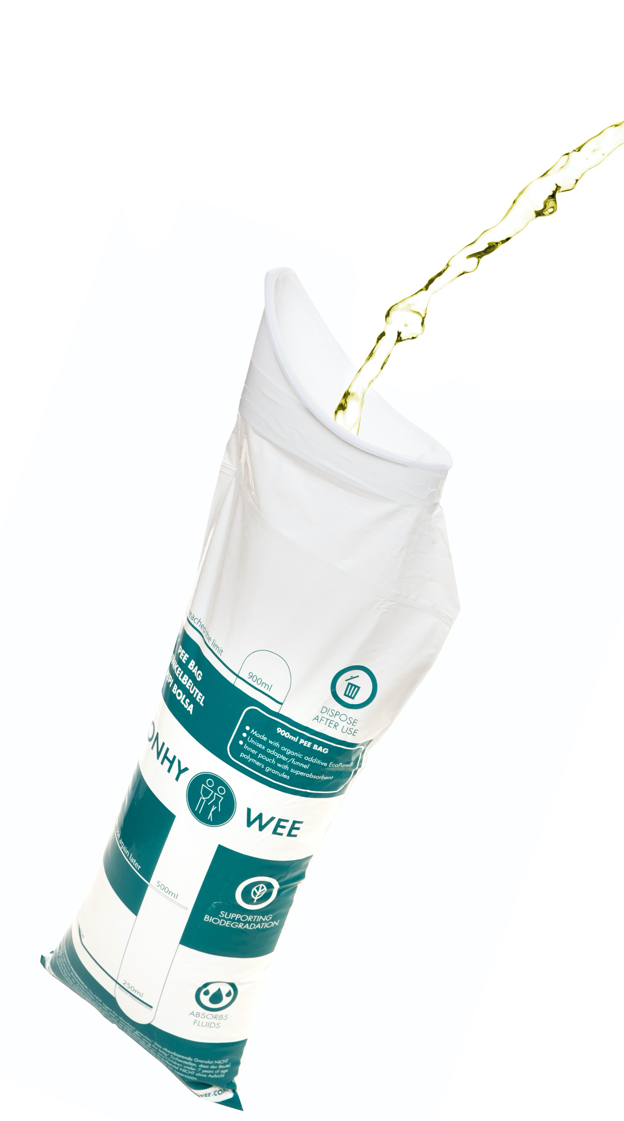 Jonhy Wee Unisex Pinkelbeutel, 900 ml, Packung à 3 Beutel Jonhy Wee Unisex Pinkelbeutel, 900 ml, Packung à 3 Beutel