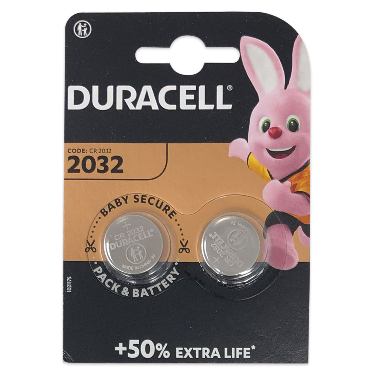 Batterie Duracell Lithium Knopfzelle CR2032, 2er Blister Batterie Duracell Lithium Knopfzelle CR2032, 2er Blister