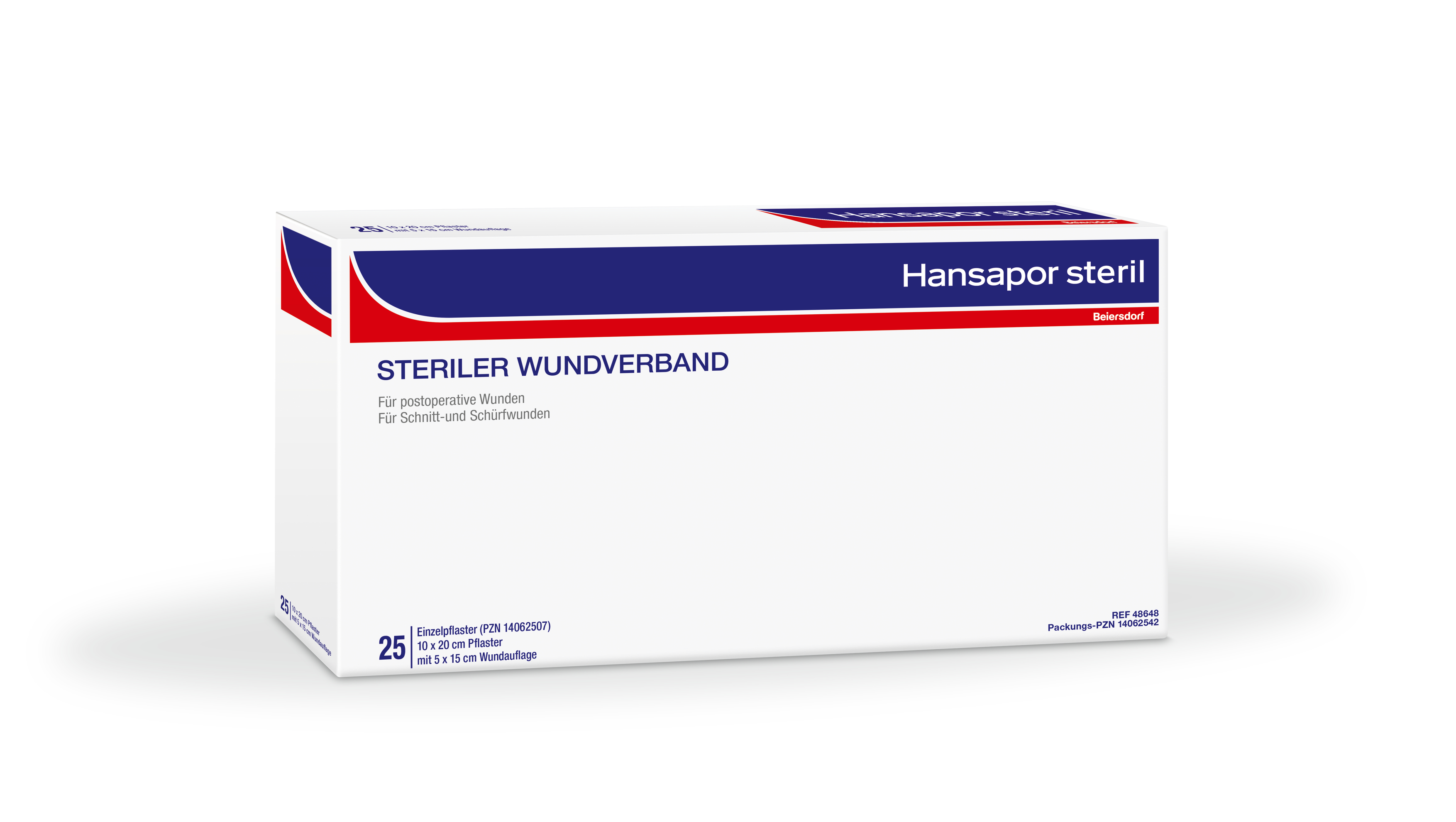 Hansapor Steril Wundverband 25er Packung, 10 x 20cm