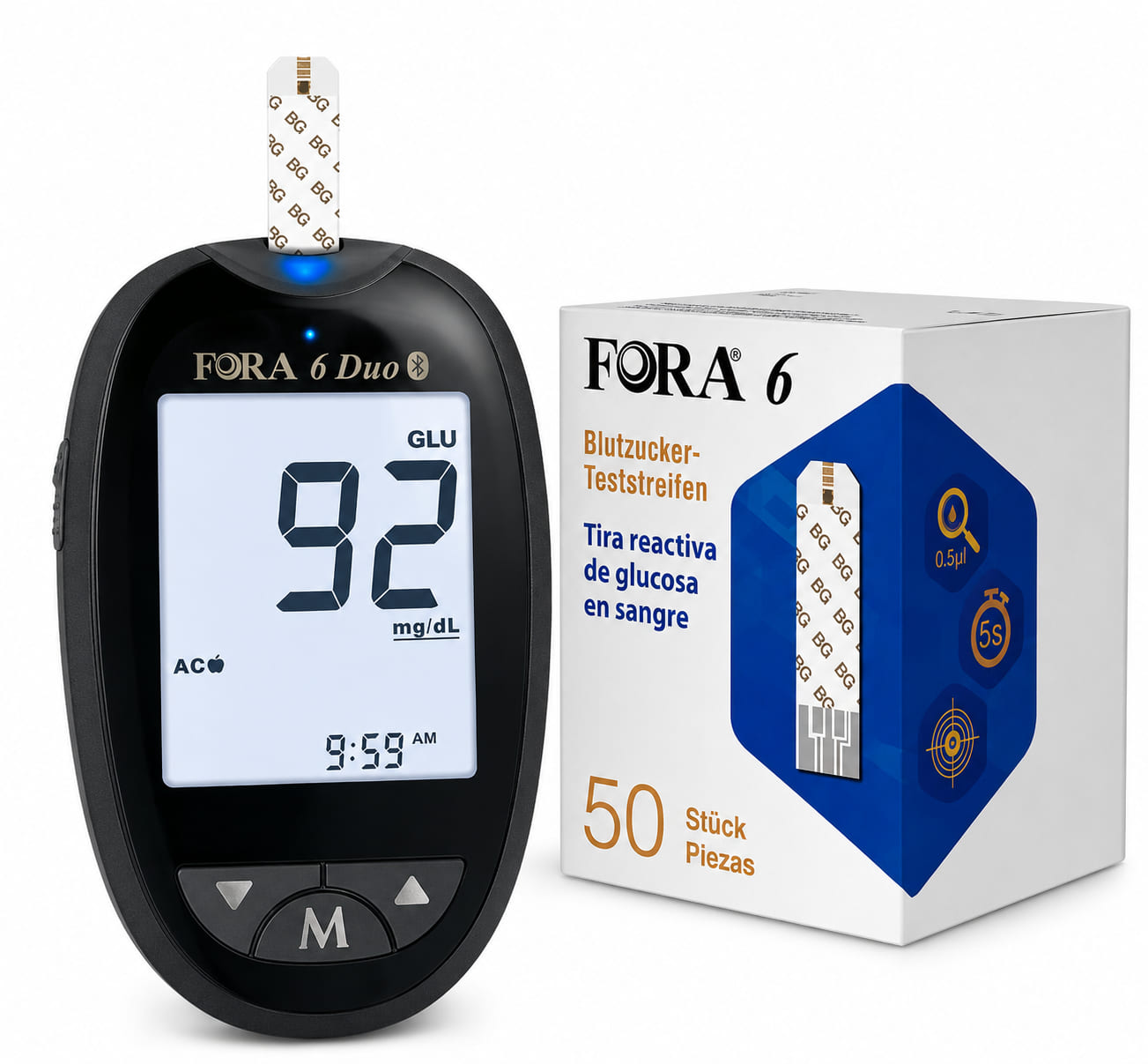 FORA 6 DUO Blutzuckermessgerät