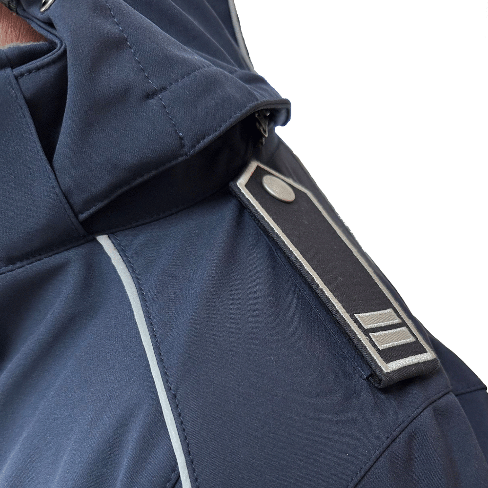 Feuerwehr Softshell Jacke Herren navy Logo Druck Feuerwehr Softshell Jacke Herren navy Logo Druck