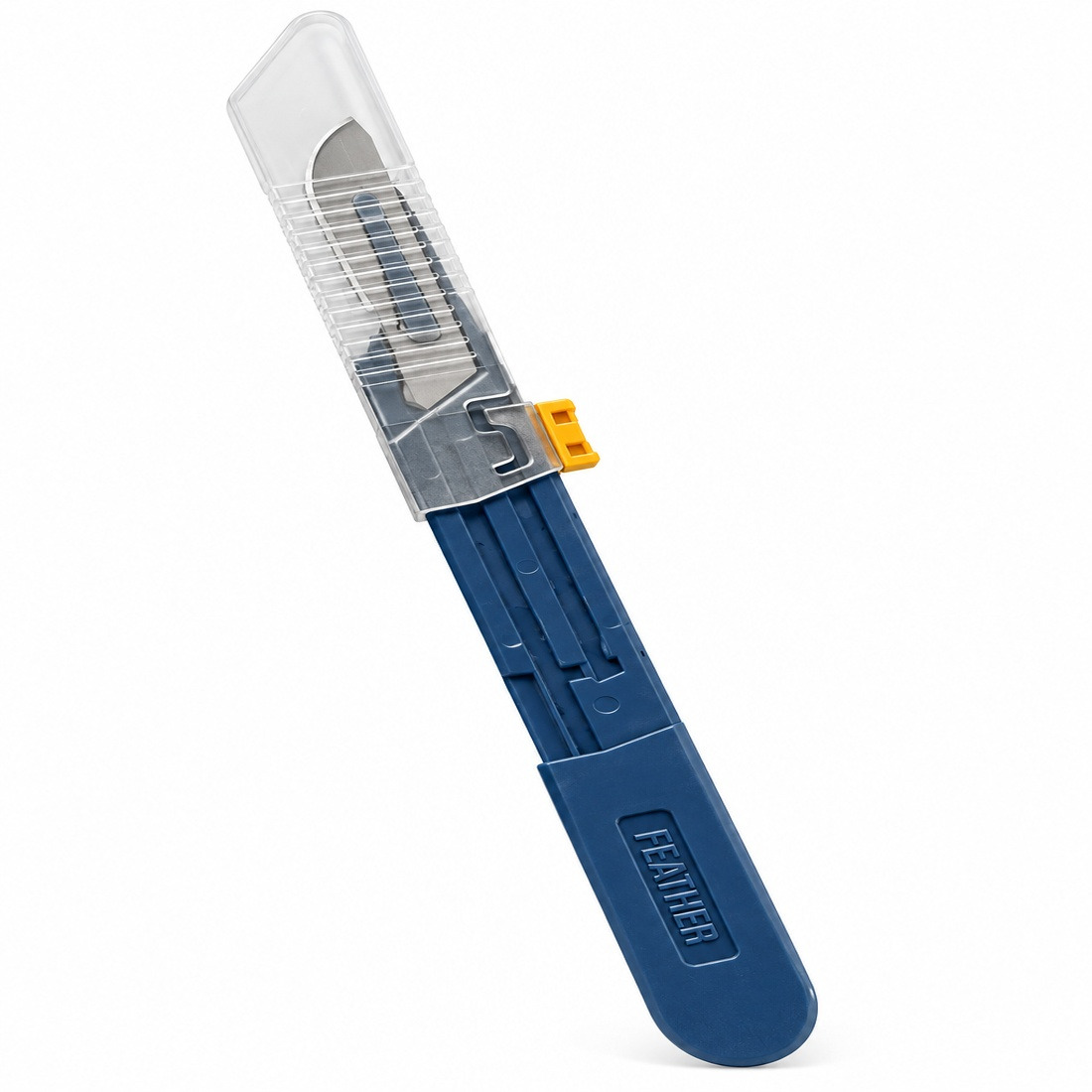 Sicherheits-Einmal-Skalpelle FEATHER Safeshield Fig. 20 steril - Packung à 10 Stück