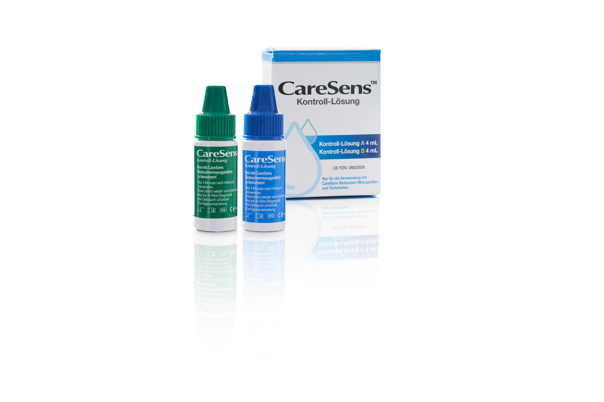 CareSens N - Kontrolllösung, A und B jeweils 4 ml