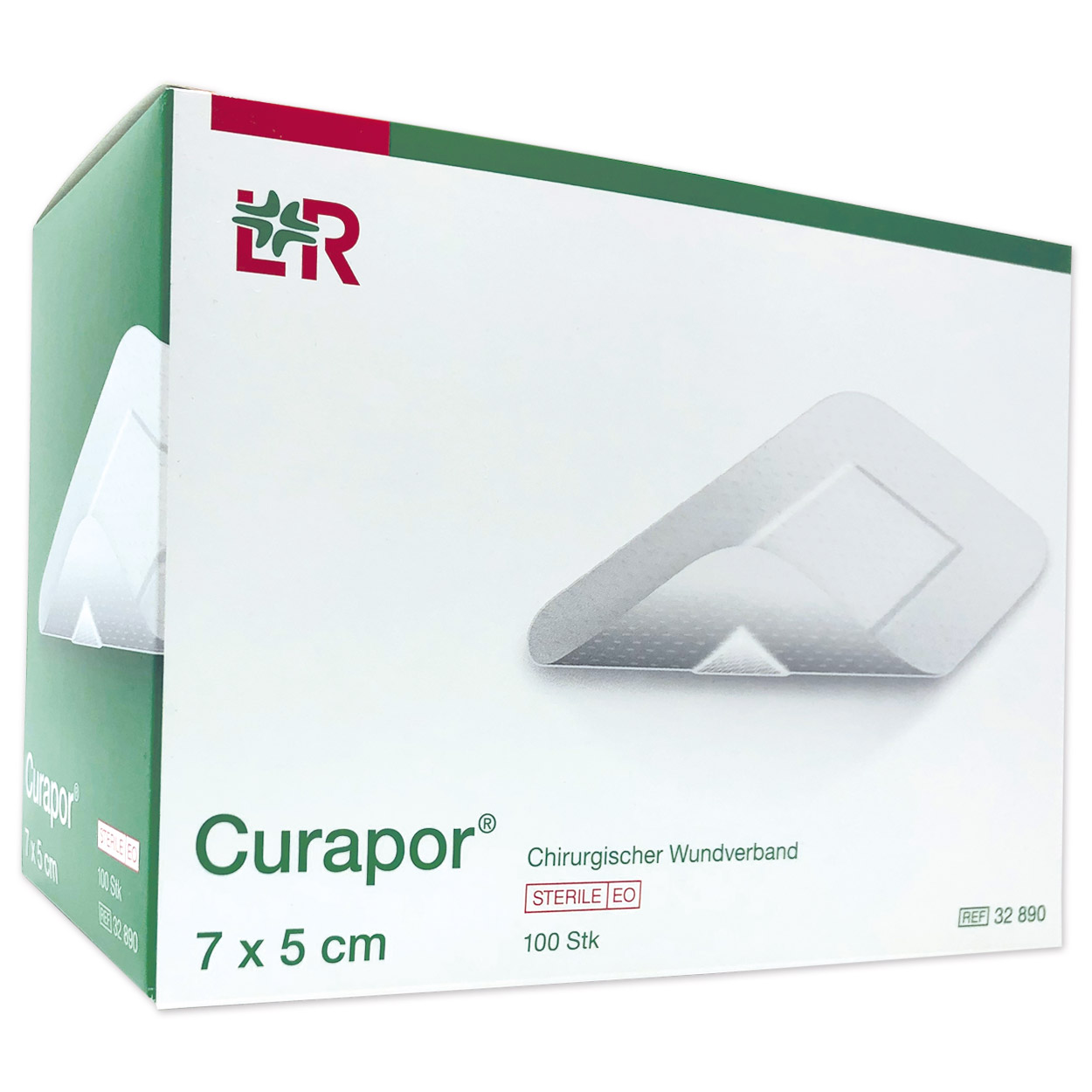 Curapor® Wundpflaster 7 x 5 cm cm steril - Packung à 100 Stück