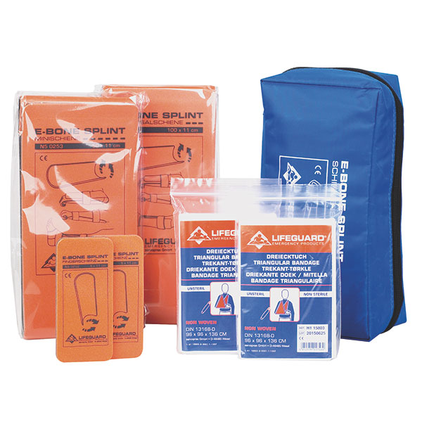 E Bone Splint Universalschiene, grau-orange, 100 x 11 cm 