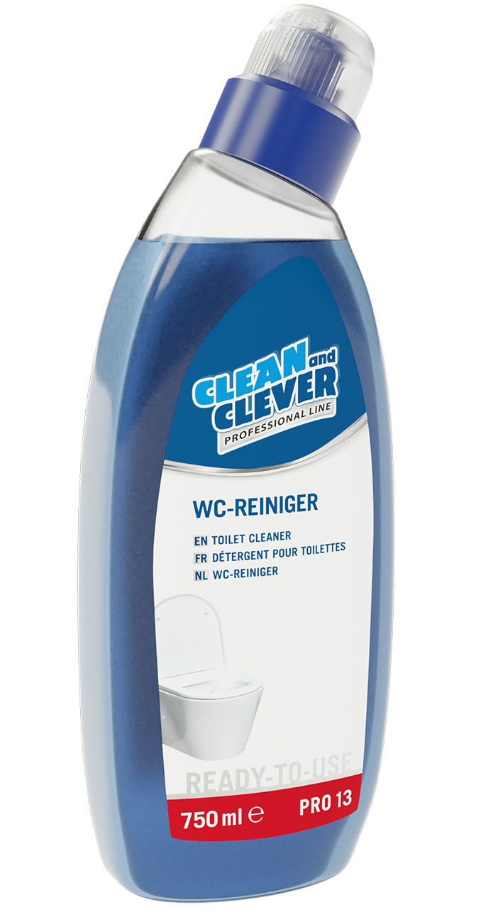 CLEAN and CLEVER PROFESSIONAL WC-Reiniger blau PRO 13 - 750 ml CLEAN and CLEVER PROFESSIONAL WC-Reiniger blau PRO 13 - 750 ml