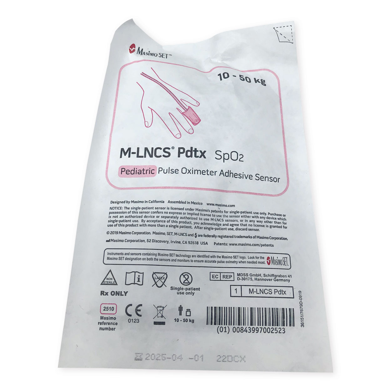 Masimo M-LNCS Pdtx SpO²-Klebesensor 10 - 50 kg 