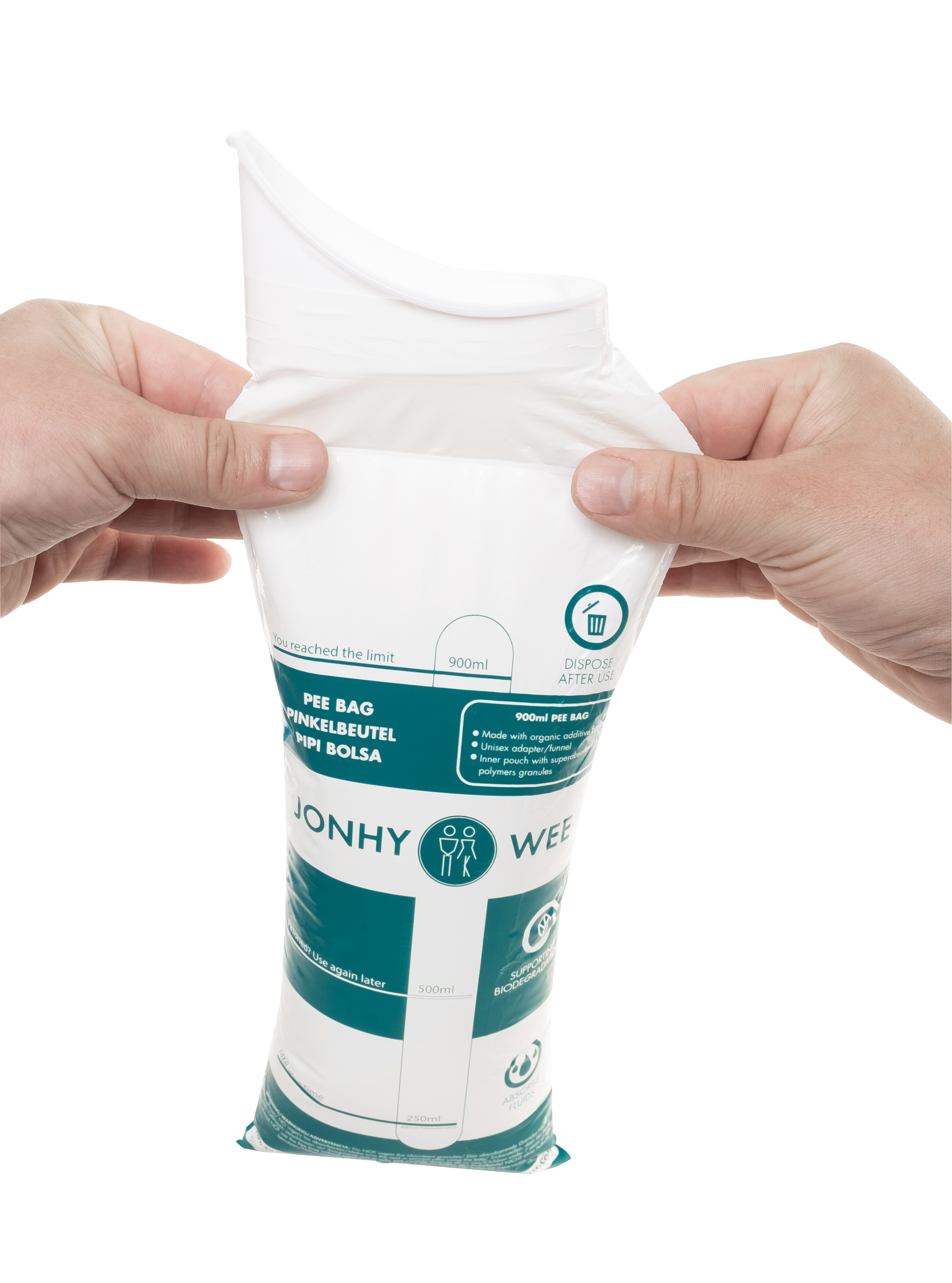 Jonhy Wee Unisex Pinkelbeutel, 900 ml, Packung à 3 Beutel Jonhy Wee Unisex Pinkelbeutel, 900 ml, Packung à 3 Beutel