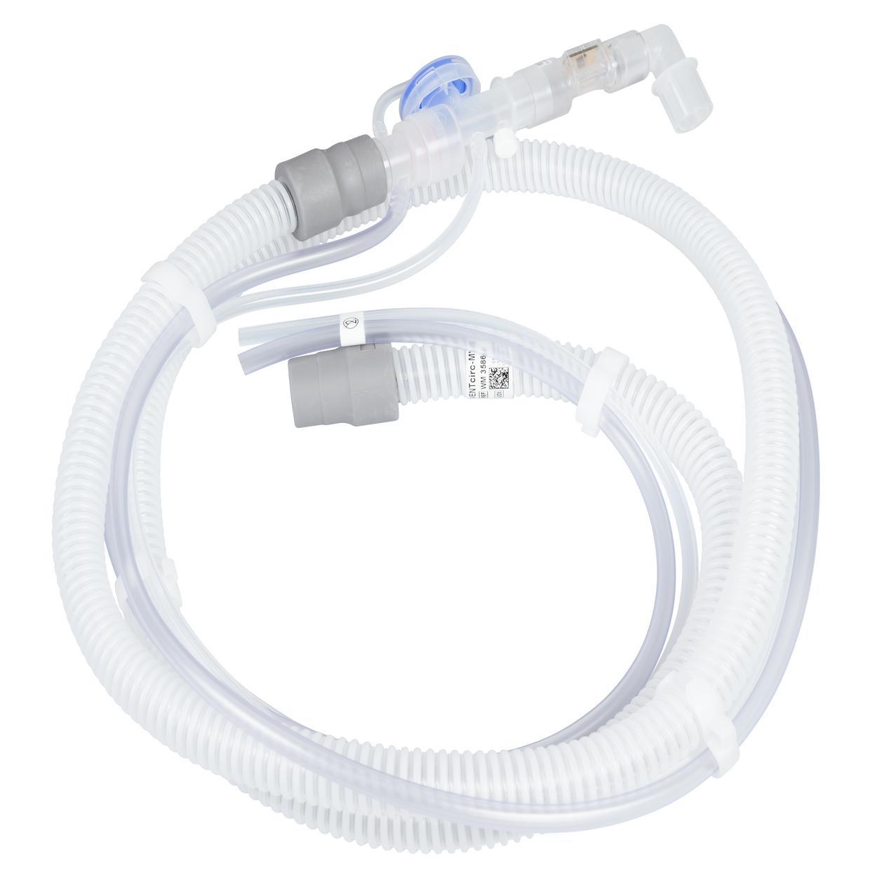 Einweg-Patientenschlauchsystem VENTcirc-MVS, 2 m mit FlowCheck-Sensor für MEDUVENT Standard Einweg-Patientenschlauchsystem VENTcirc-MVS, 2 m mit FlowCheck-Sensor für MEDUVENT Standard