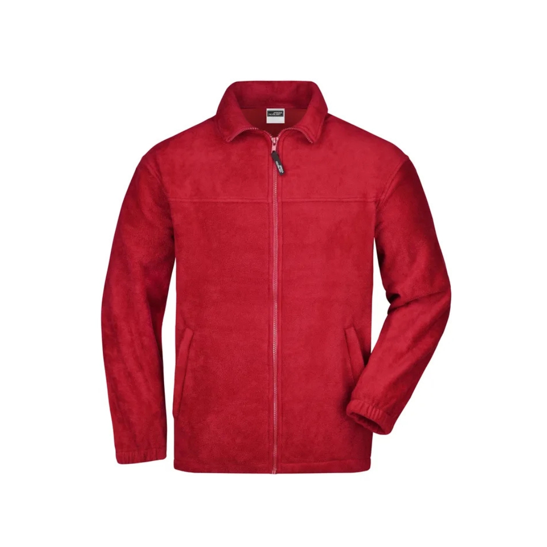 Full-Zip Fleecejacke rot 3XL Full-Zip Fleecejacke rot 3XL