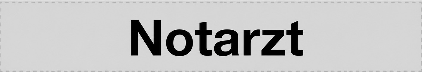 Rückenschild Notarzt