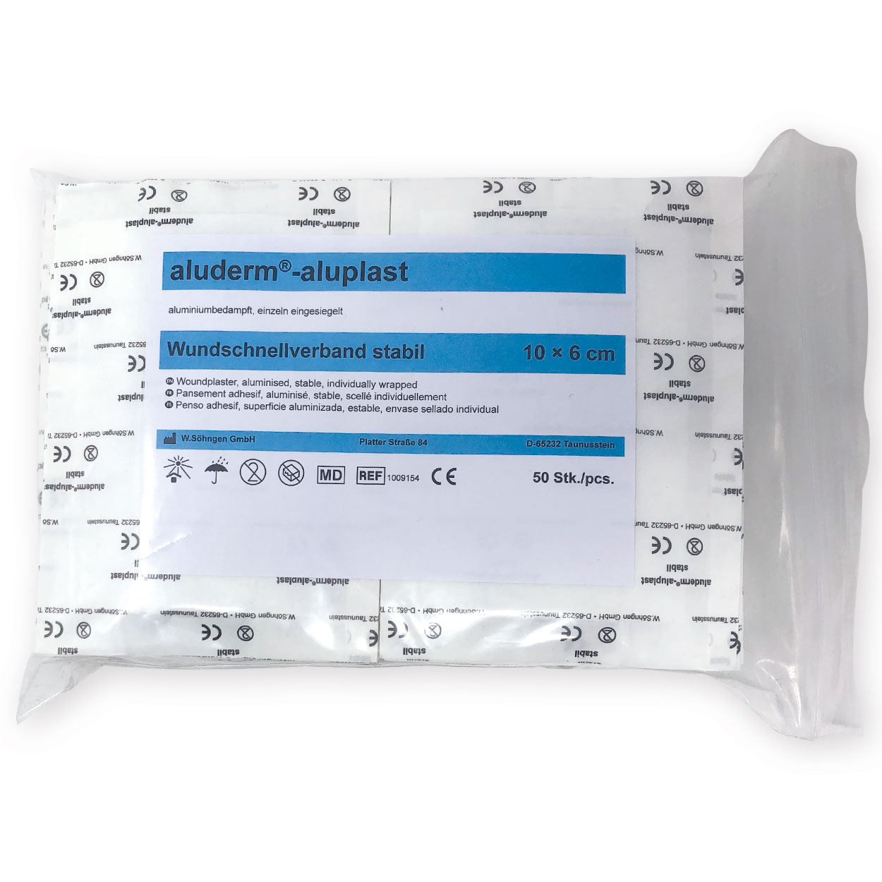 aluderm®-aluplast stabil 10 x 6 cm