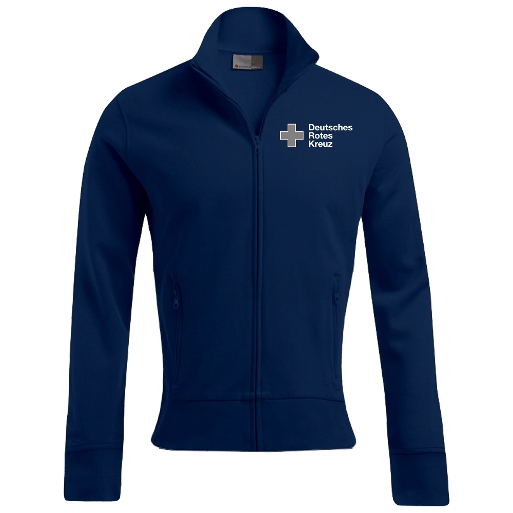 DRK Damen Sweatjacke navy Logo Stick