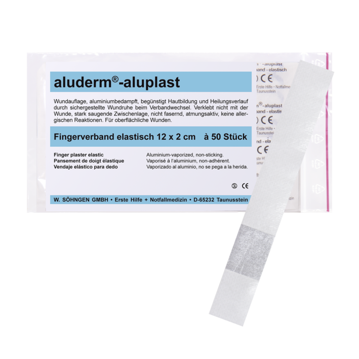 aluderm®-aluplast elastisch Fingerverband 12x2cm  50 Stück