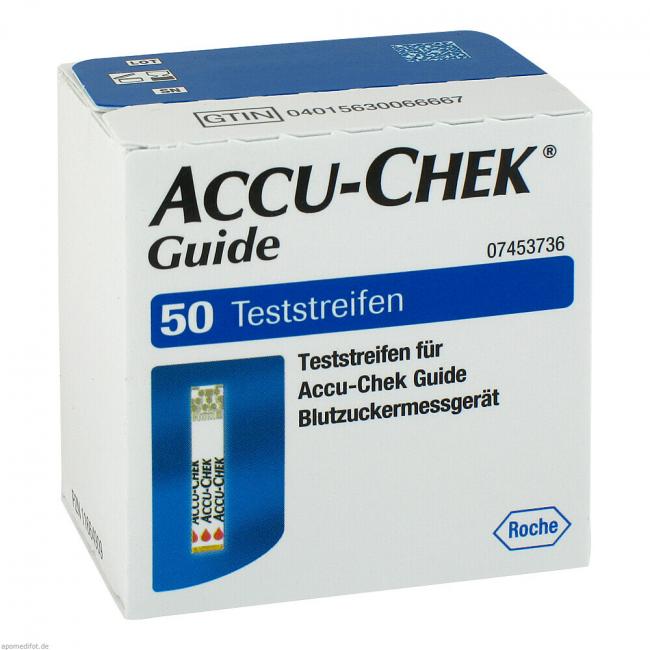 ACCU-CHEK Guide Teststreifen - Packung à 50 Stück