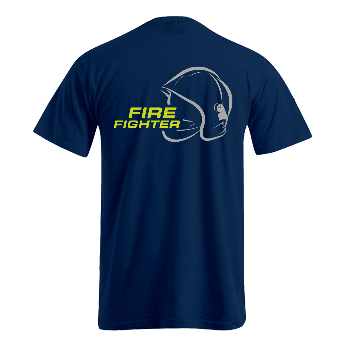 T-Shirt Feuerwehr unisex navy Print Motiv 3