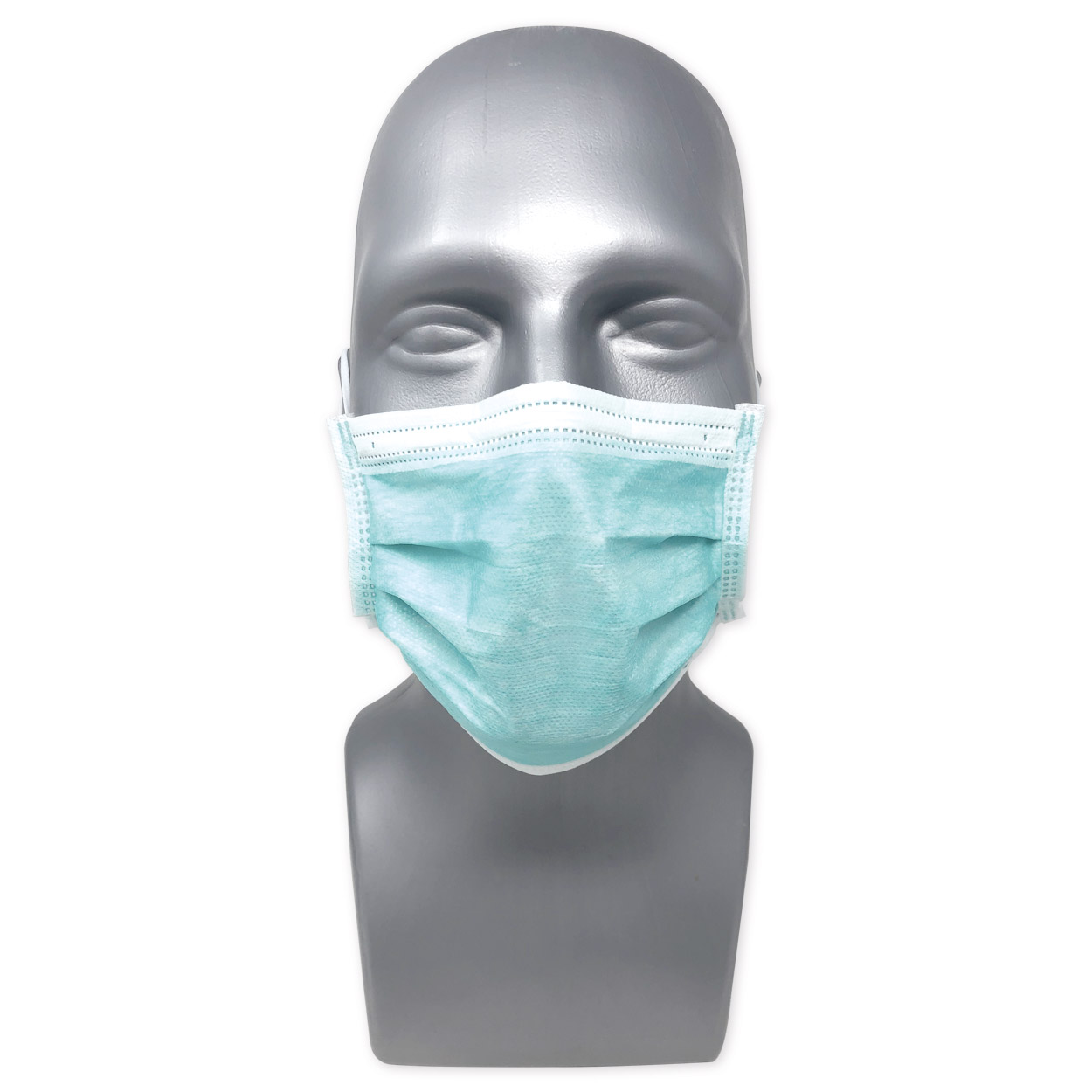 Mundschutz OP-Maske Typ II R in grün, 3-lagig - Packung à 50 Stück
