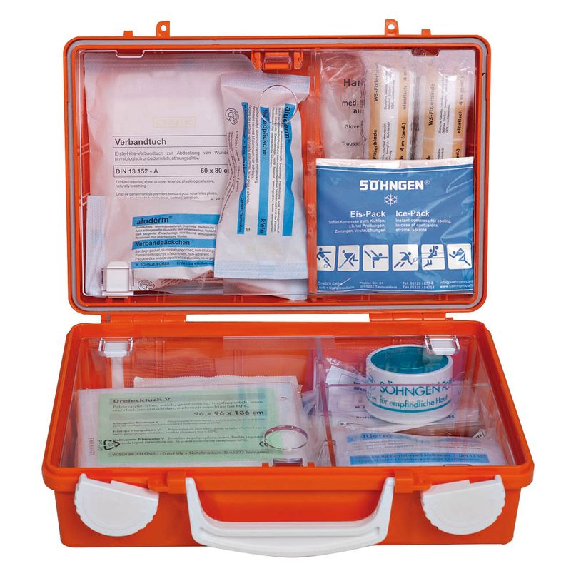 Erste Hilfe-Koffer QUICK-CD Norm orange Erste Hilfe-Koffer QUICK-CD Norm orange